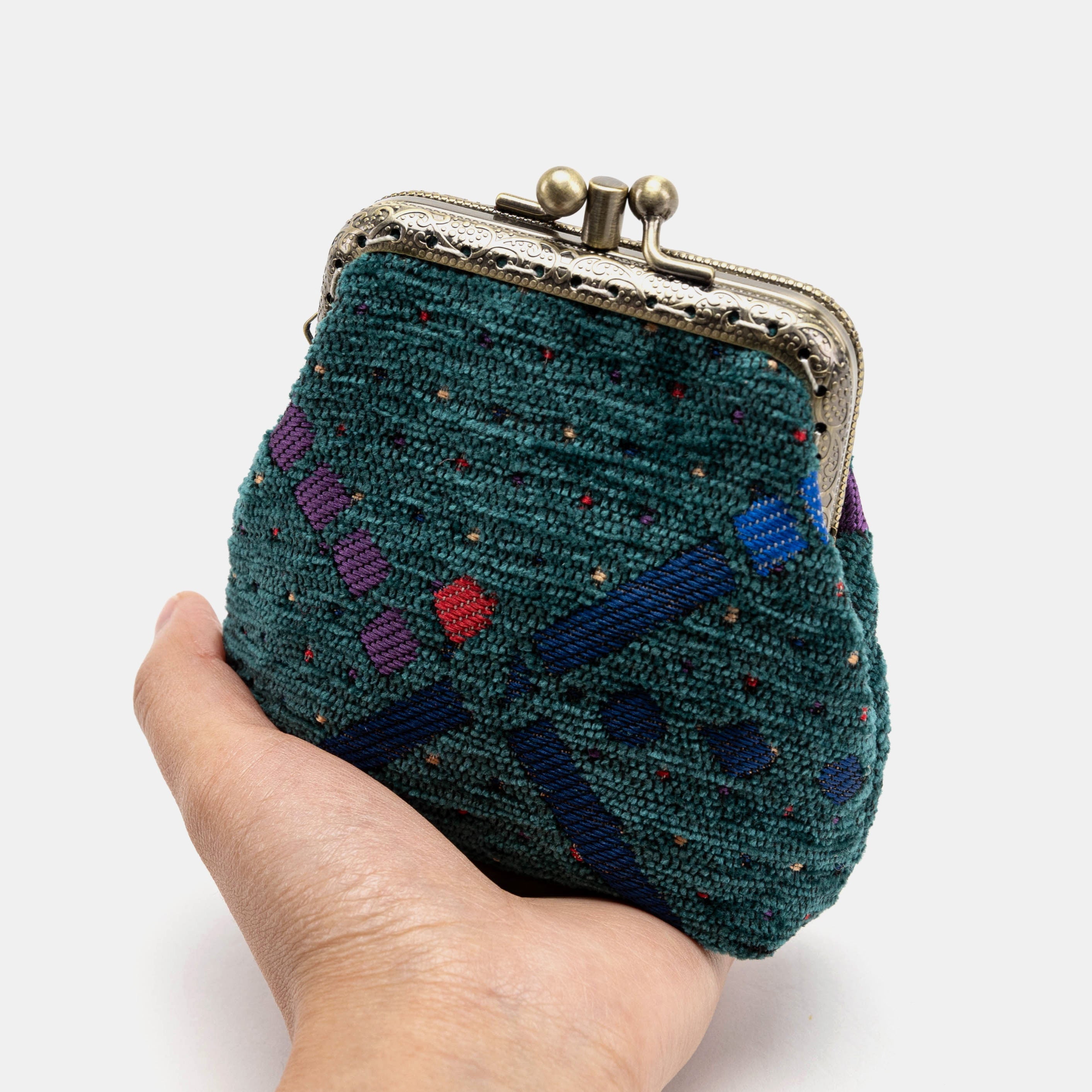 PDX Portland Airport Double Kiss Clasp Coin Purse MAIN