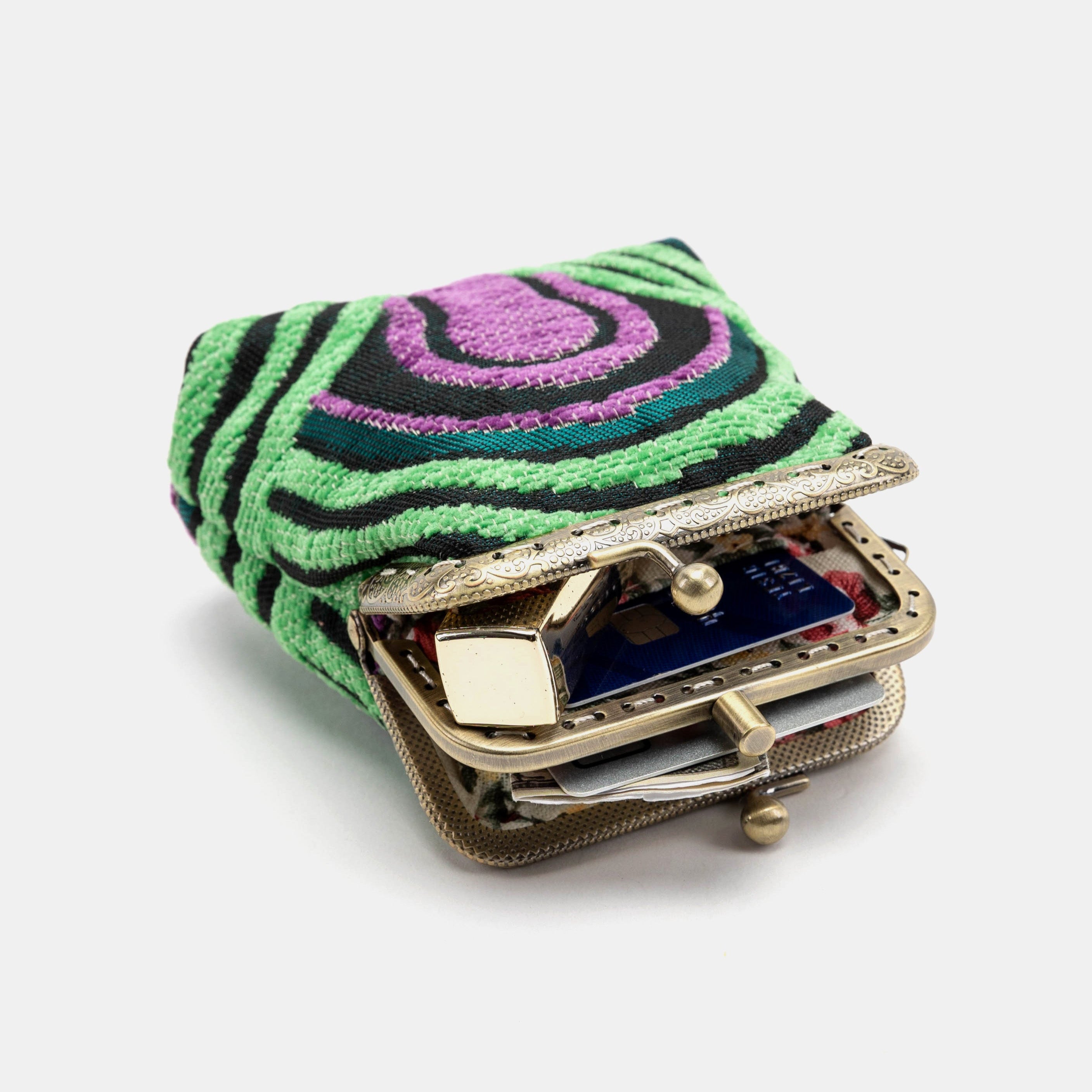 Room 237 The Shining Overlook Hotel Double Kiss Clasp Coin Purse opening forward