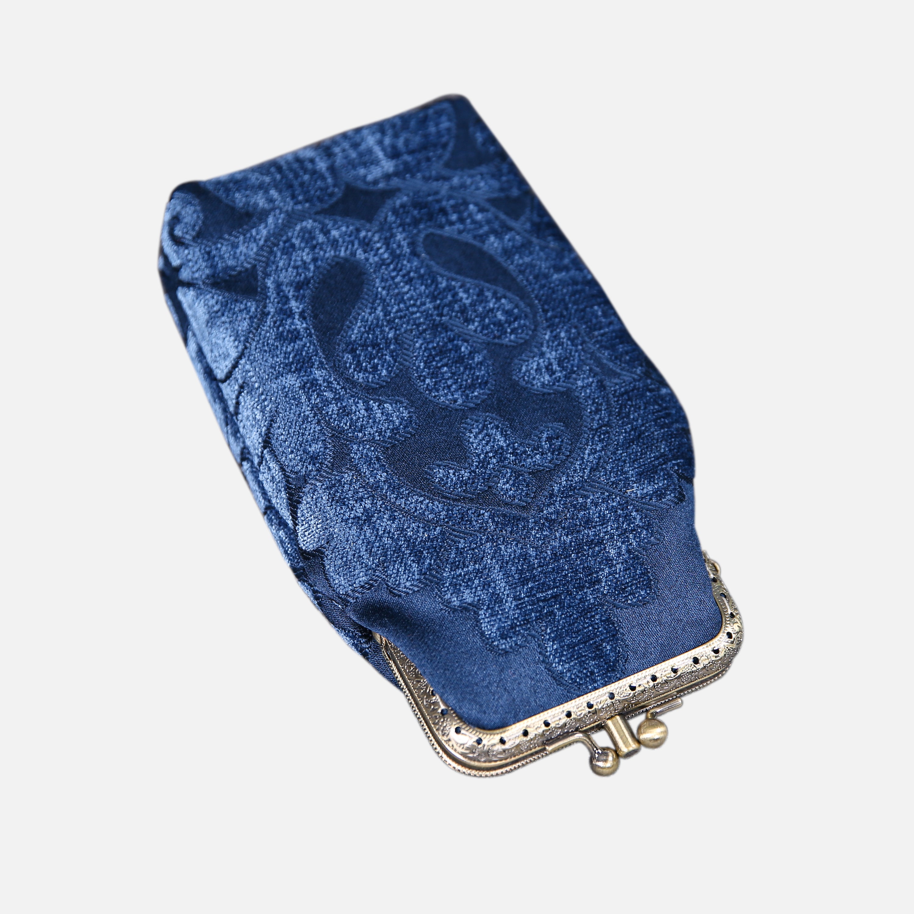 Queen Royal Blue Carpet Eyeglasses Case MCW Handmade
