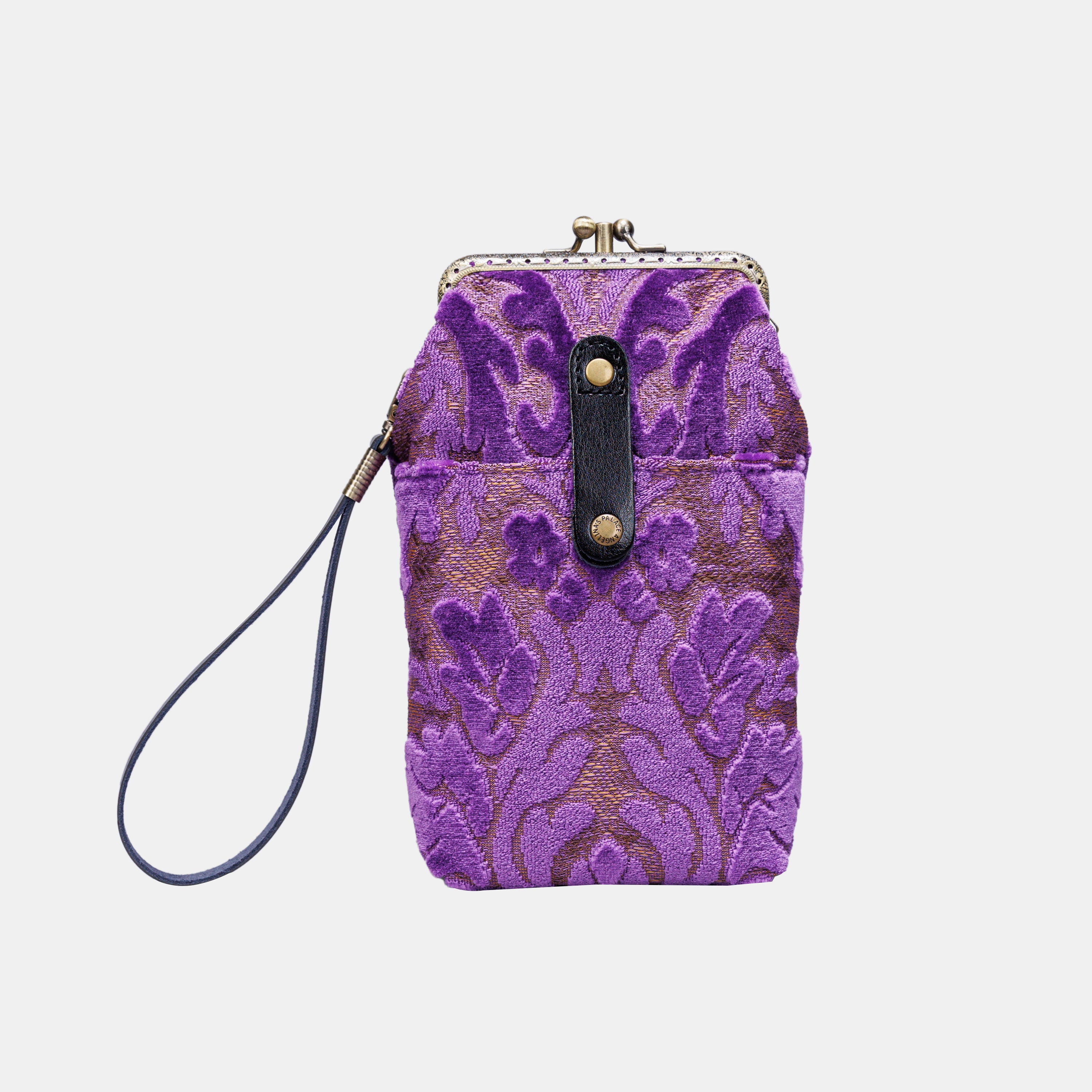 Burnout Velvet Purple Carpet Phone Case MCW Handmade-3