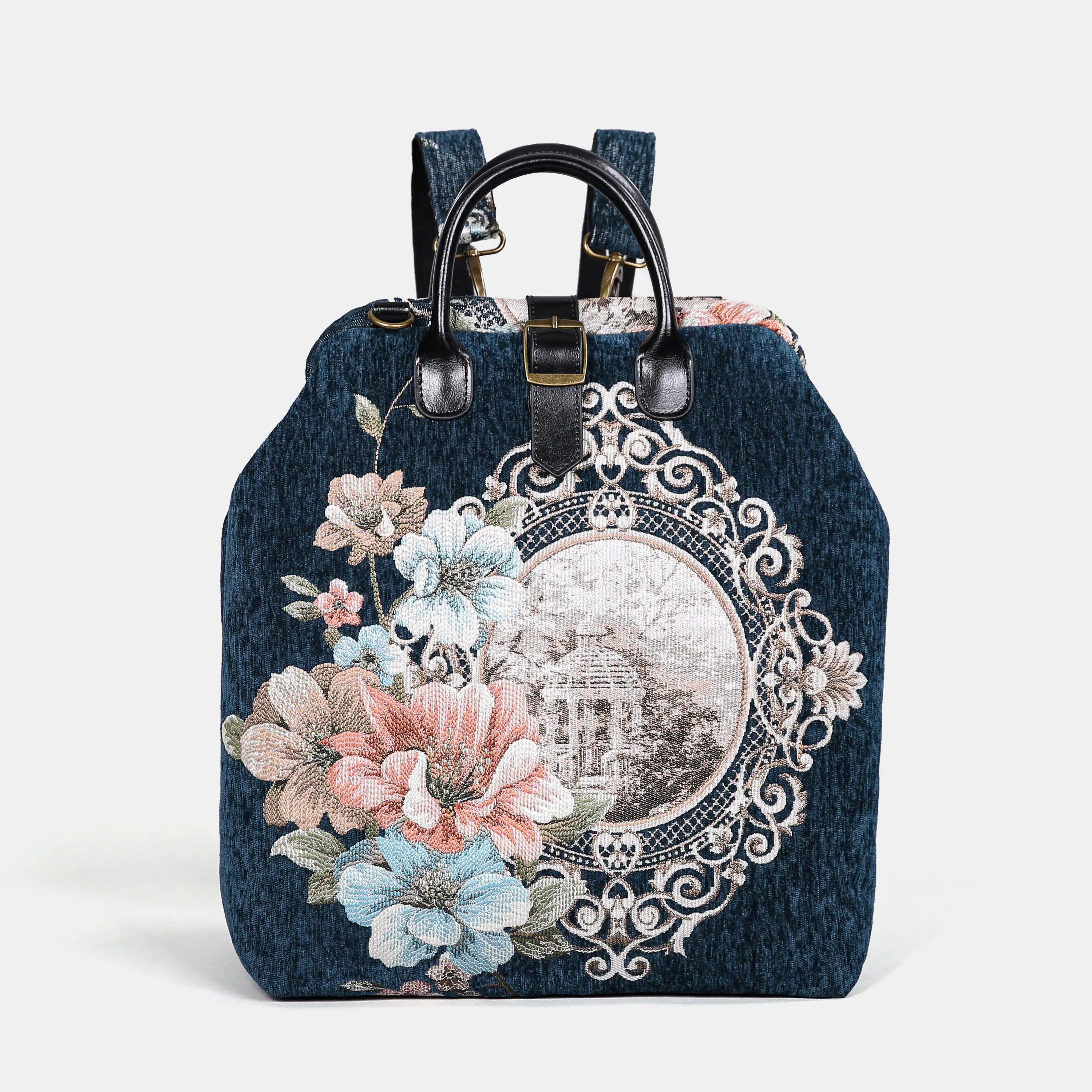 Chateau Cyprus Green Carpet Laptop Backpack Carpetbag of America main