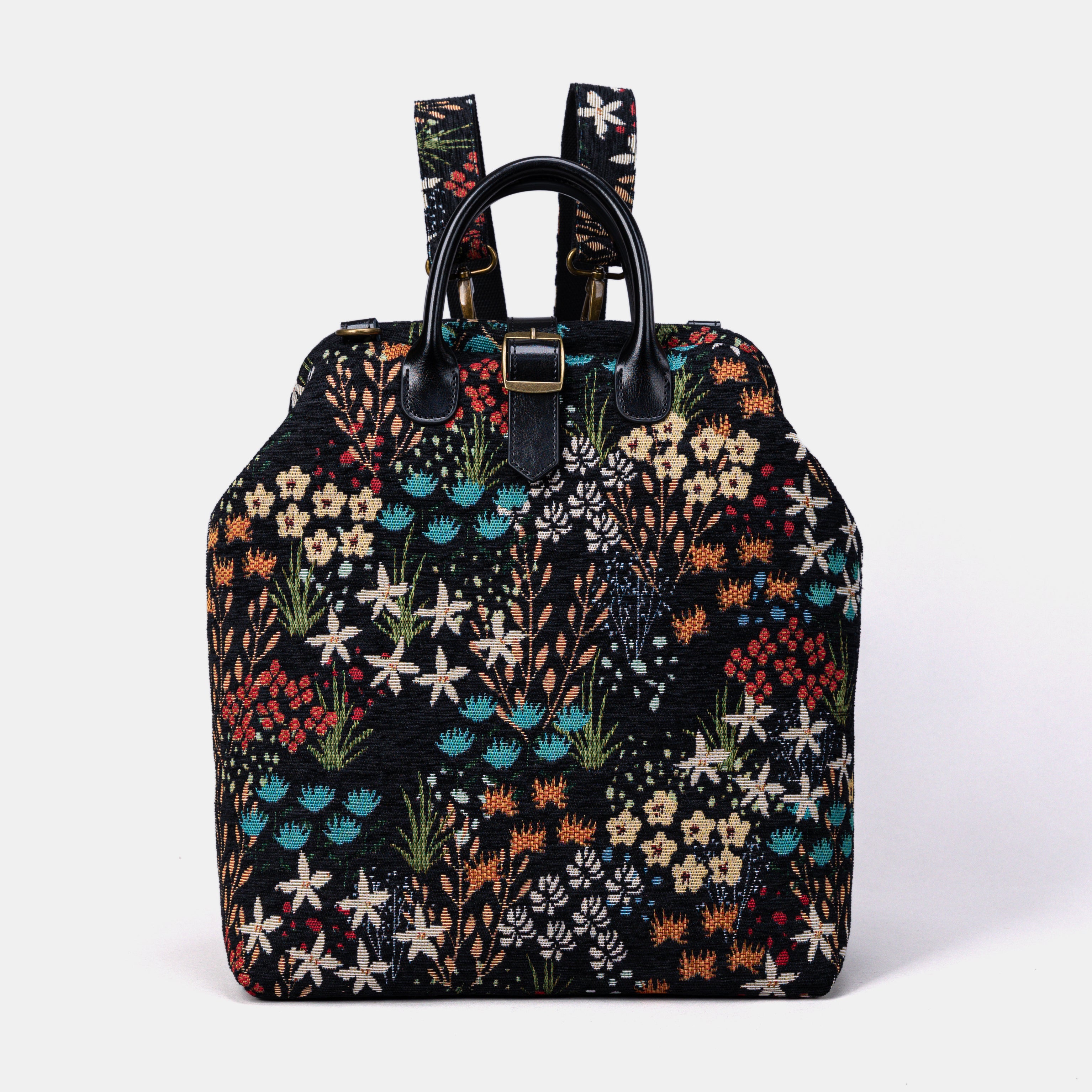 Night Garden Carpet Laptop Backpack front