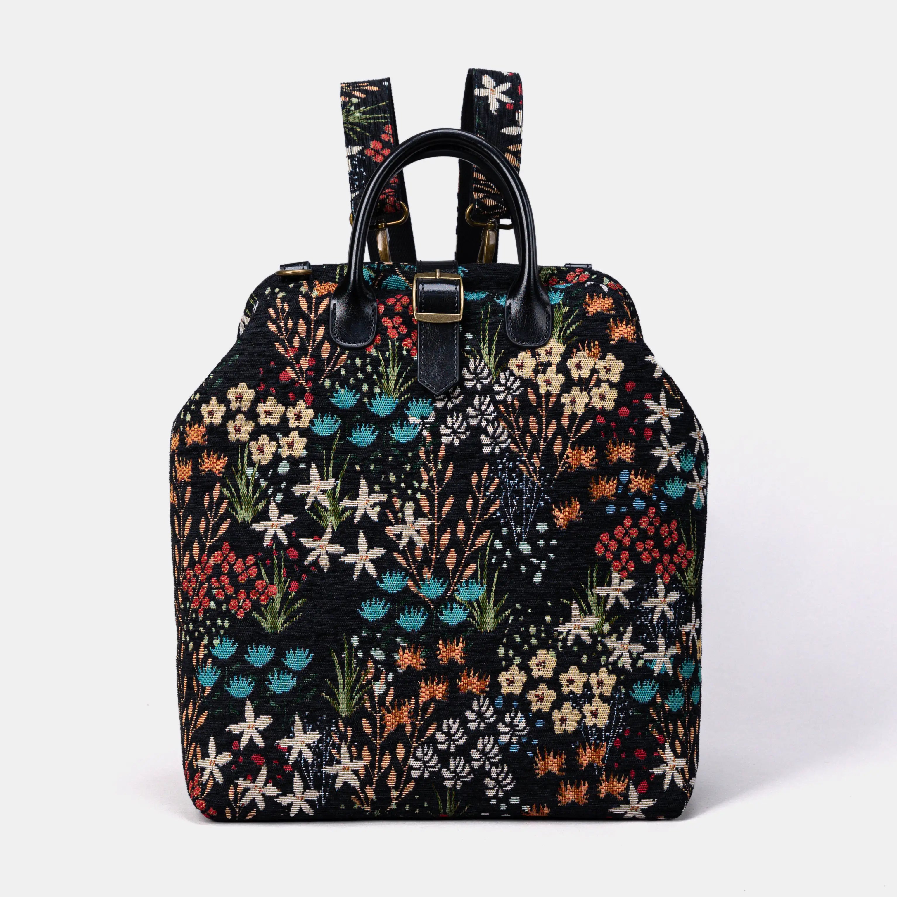Night Garden Carpet Laptop Backpack Carpetbag of America front