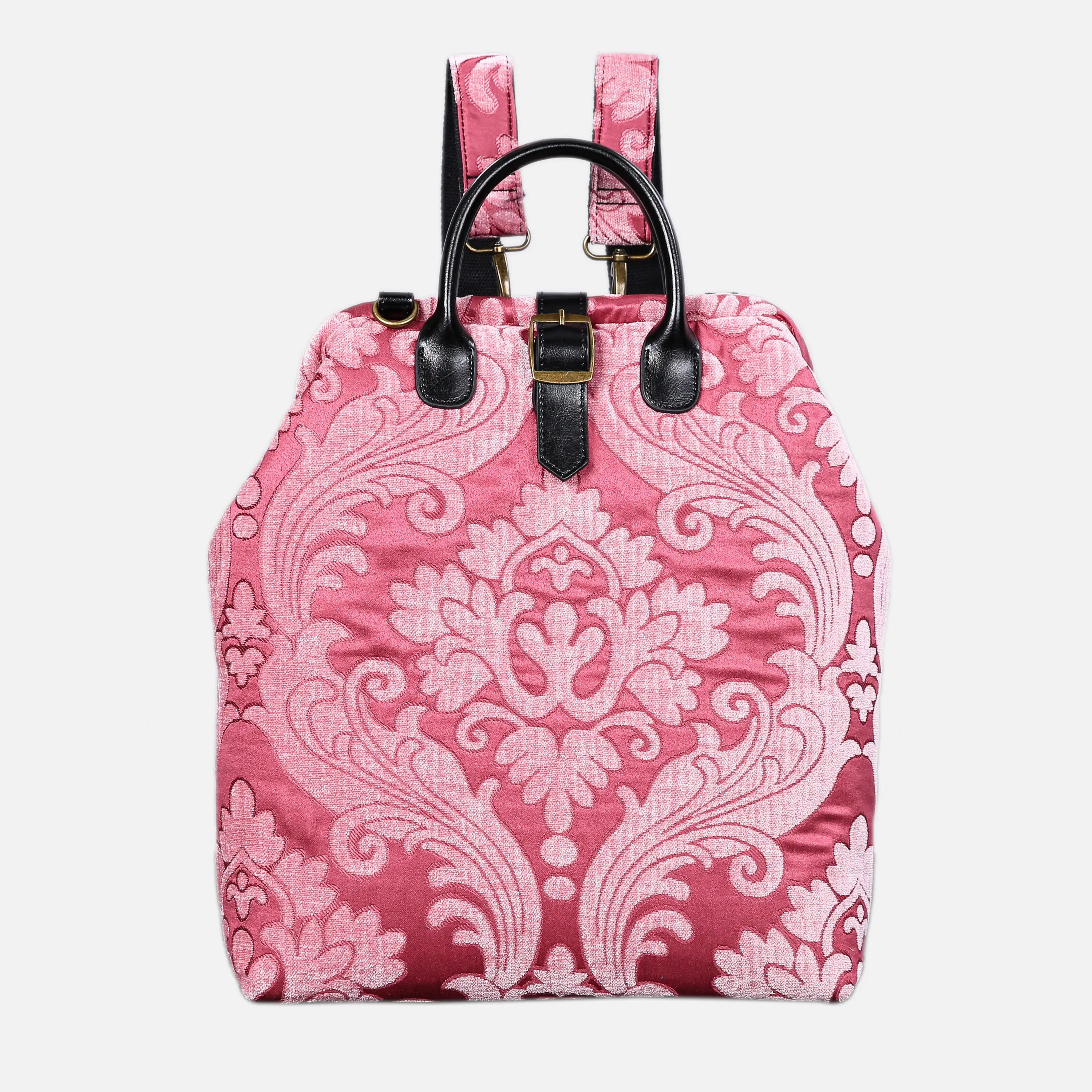 Queen Rose Pink Carpet Laptop Backpack Carpetbag of America main