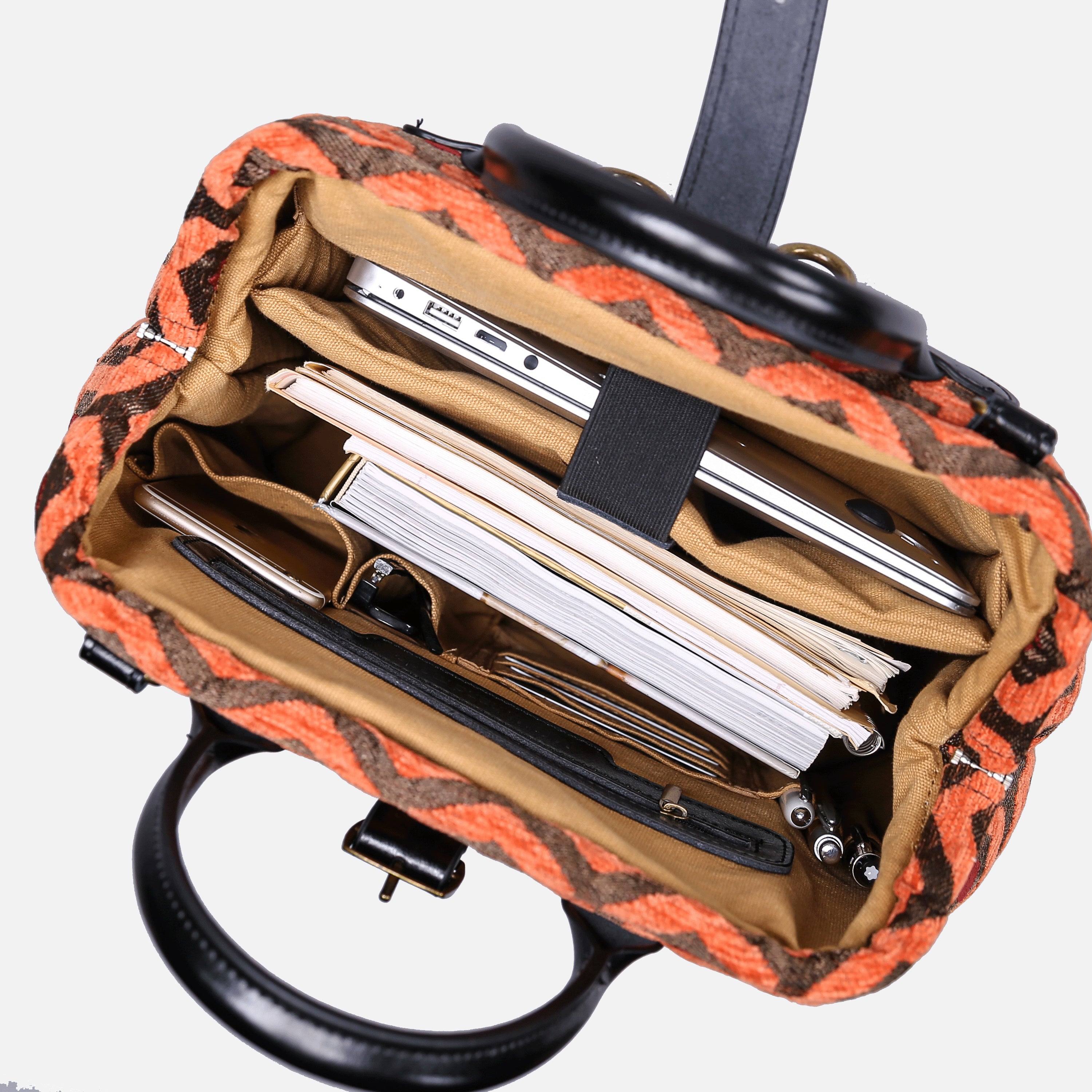 "The Shining" Overlook Hotel Carpet Laptop Backpack MCW Handmade-5