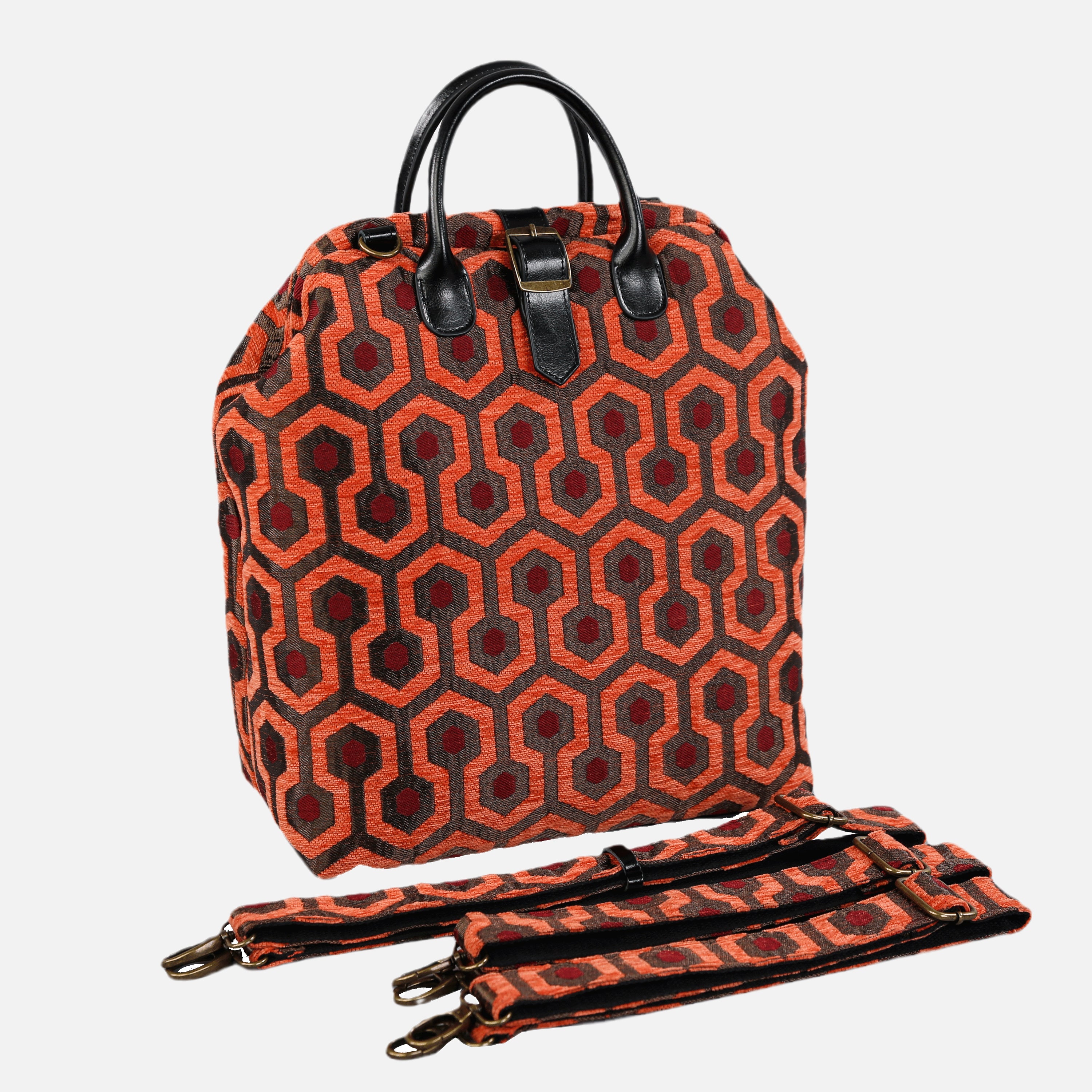 "The Shining" Overlook Hotel Carpet Laptop Backpack MCW Handmade-2
