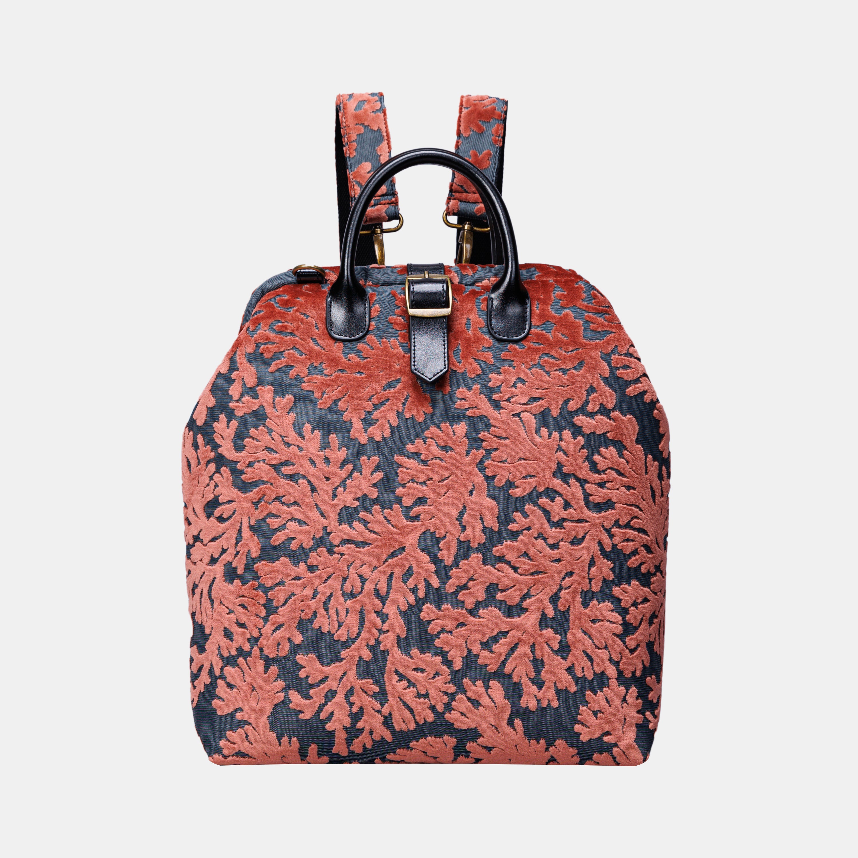 St Tropez Scuba Coral Carpet Laptop Backpack MCW Handmade-1