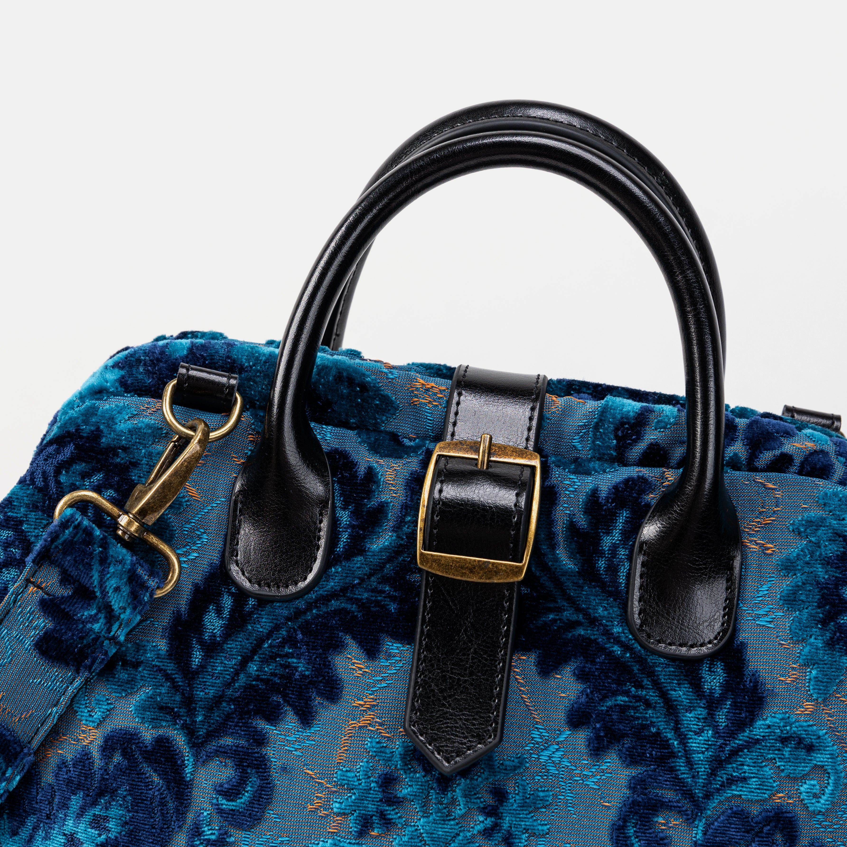 Revival aqua Carpet Laptop Backpack Mary Poppins Bag buckle