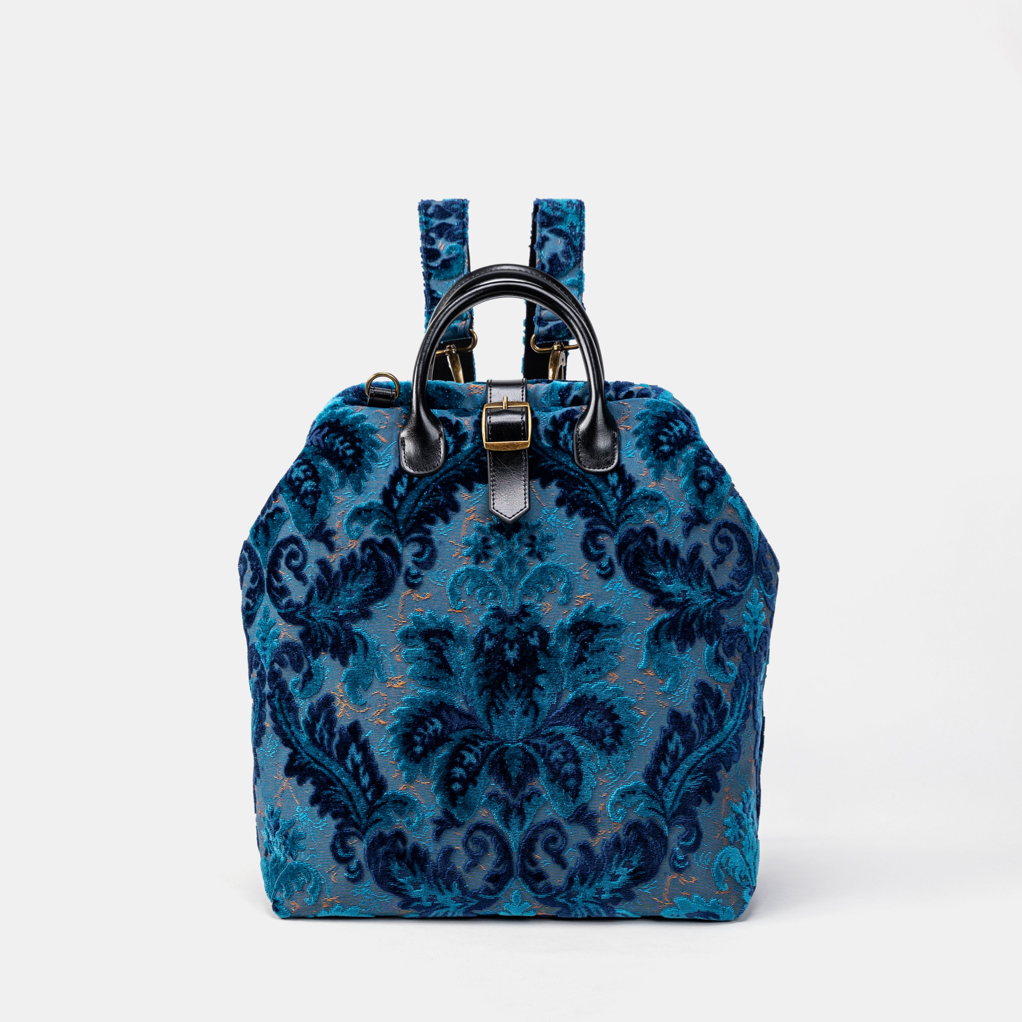 Revival aqua Carpet Laptop Backpack Mary Poppins Bag front