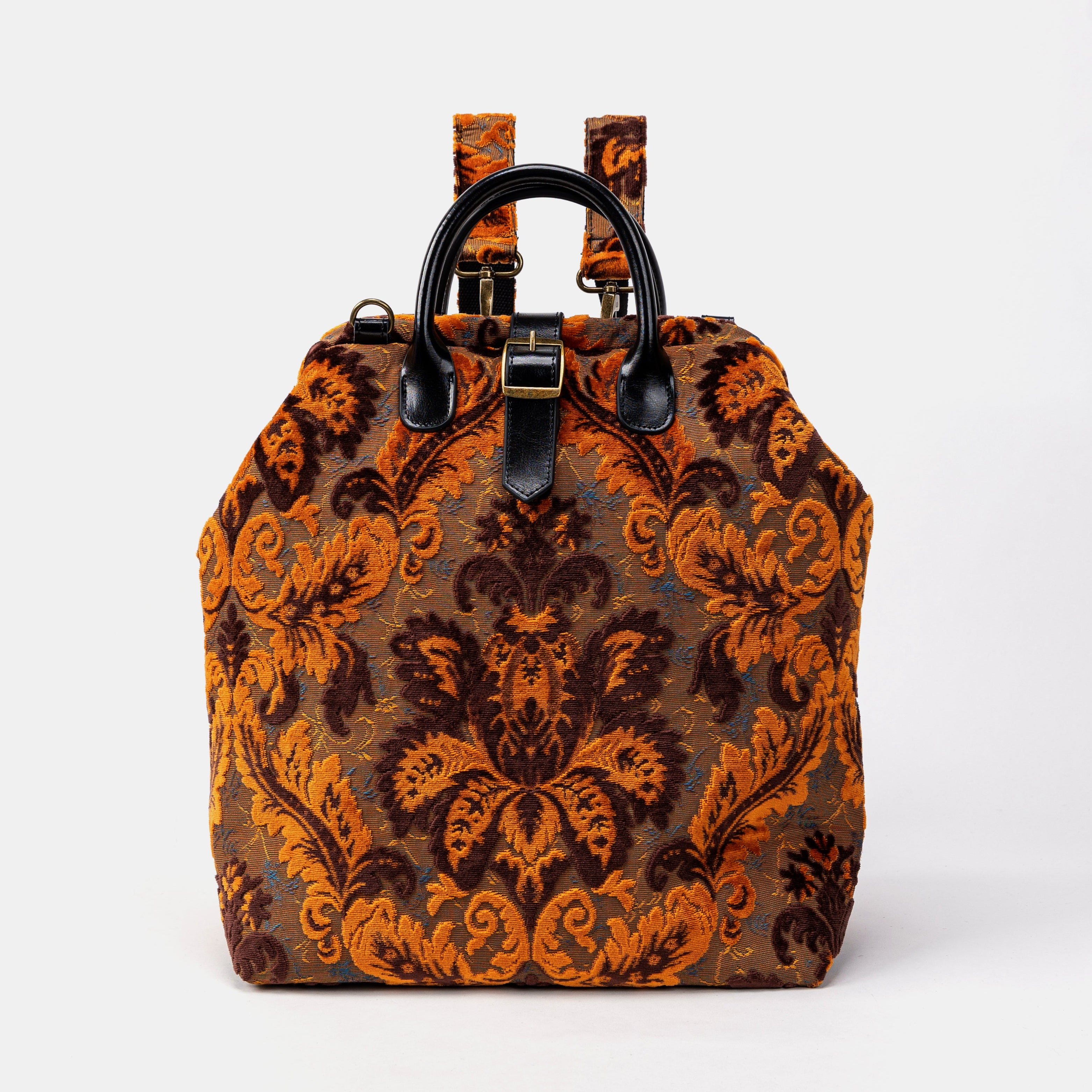 Revival Sienna Carpet Laptop Backpack Mary Poppins Bag front