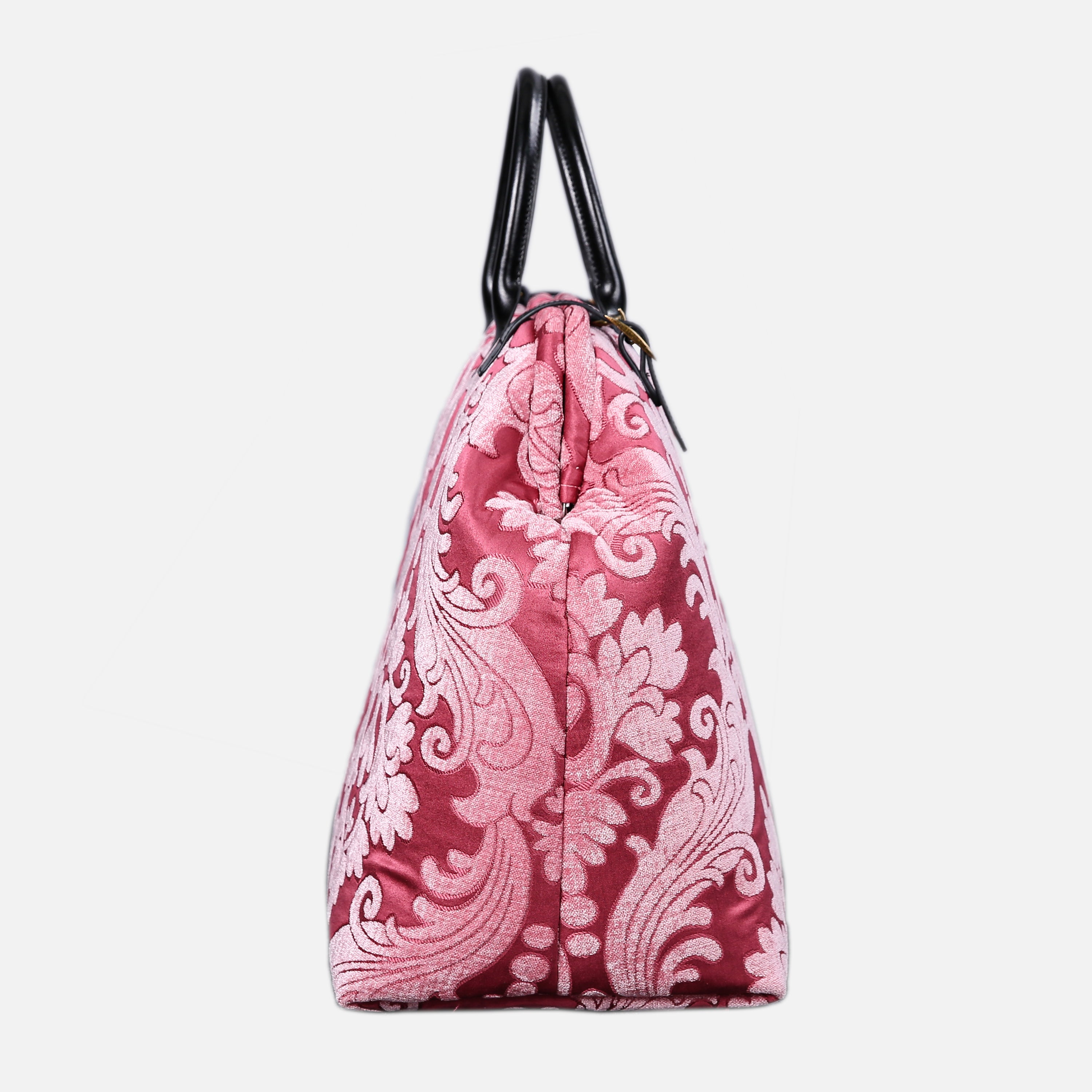Queen Rose Pink Large Carpetbag MCW Handmade-2