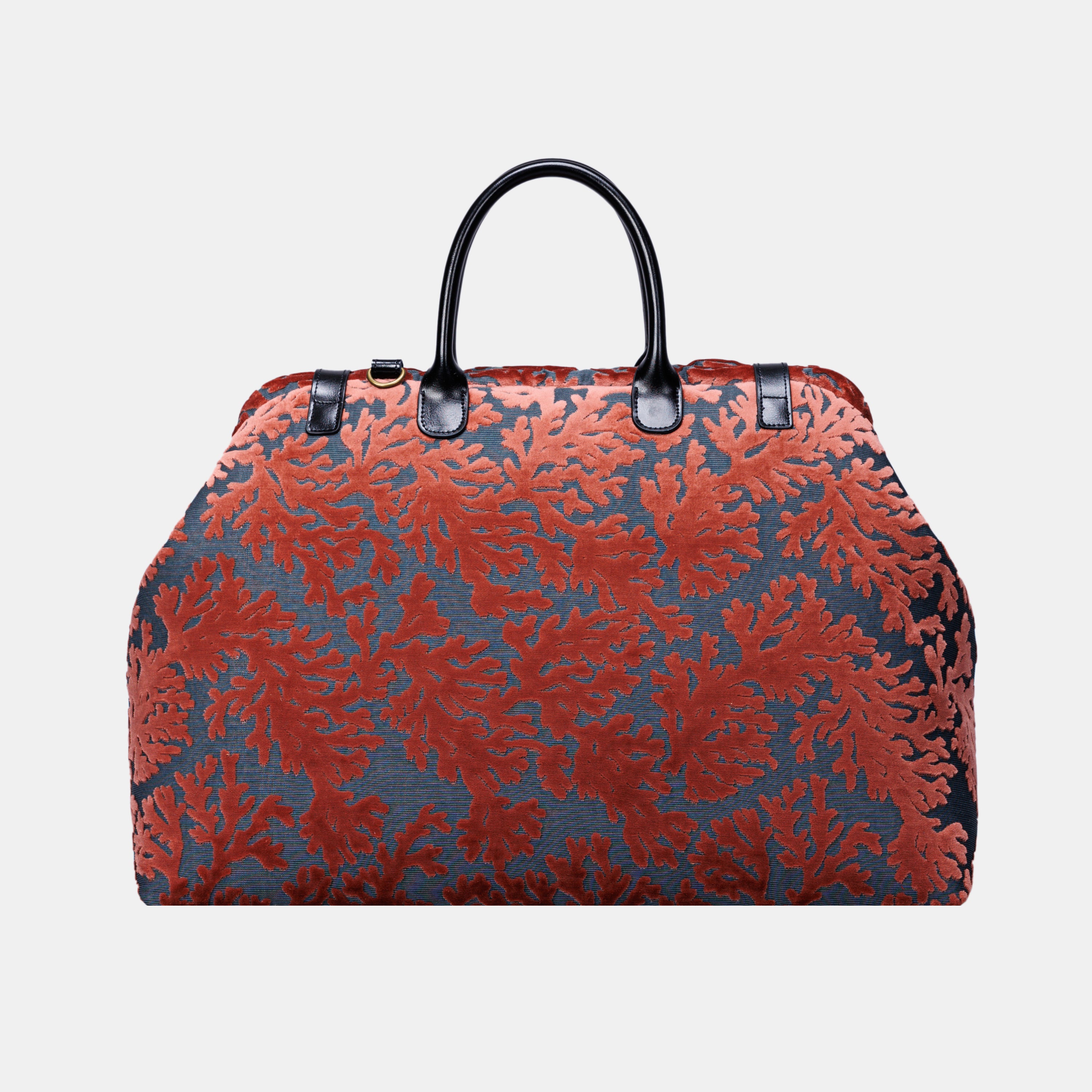 St Tropez Scuba Coral Large Carpetbag MCW Handmade-3