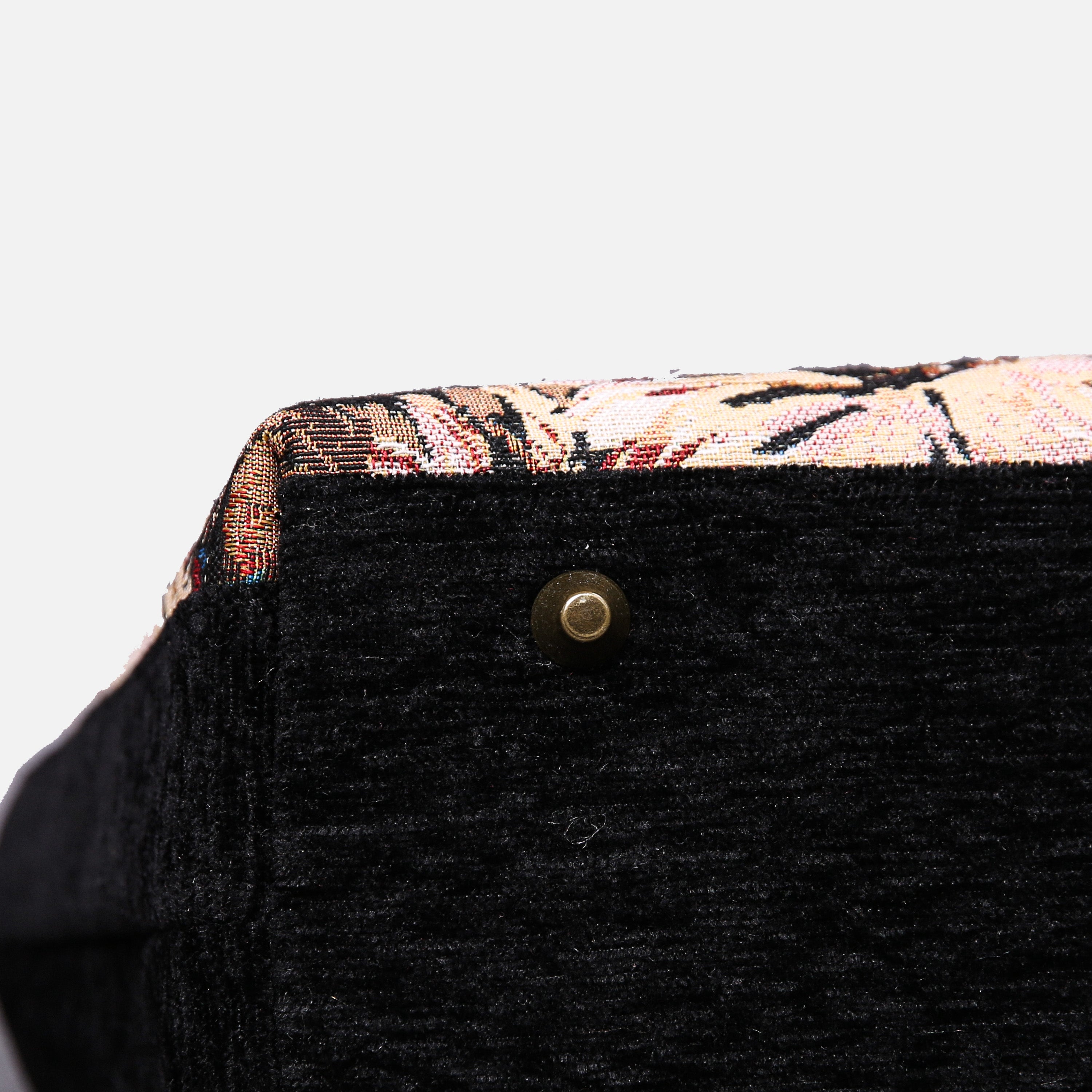 Daisy Black carpet bag MCW Handmade-7