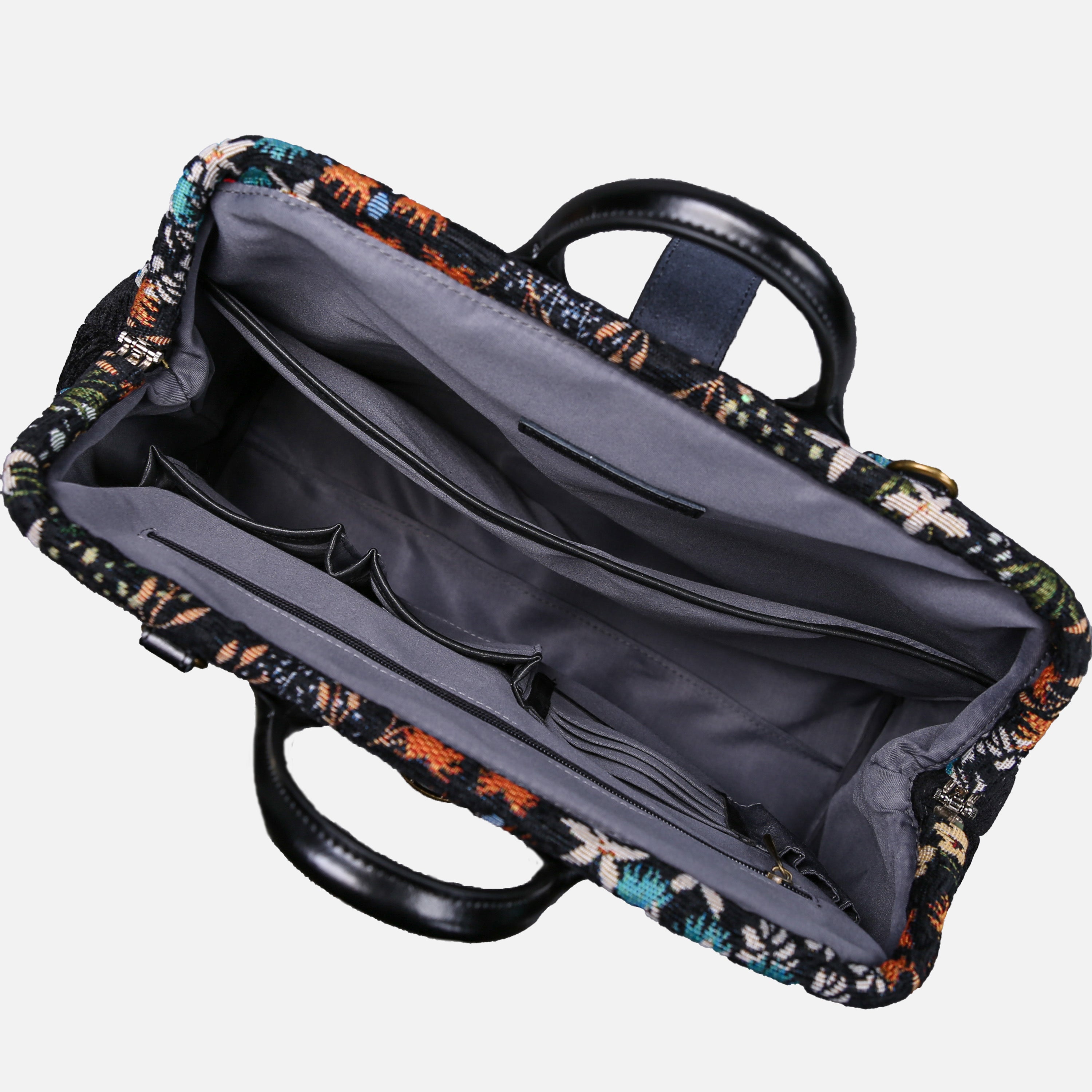 Night Garden carpet bag MCW Handmade-4