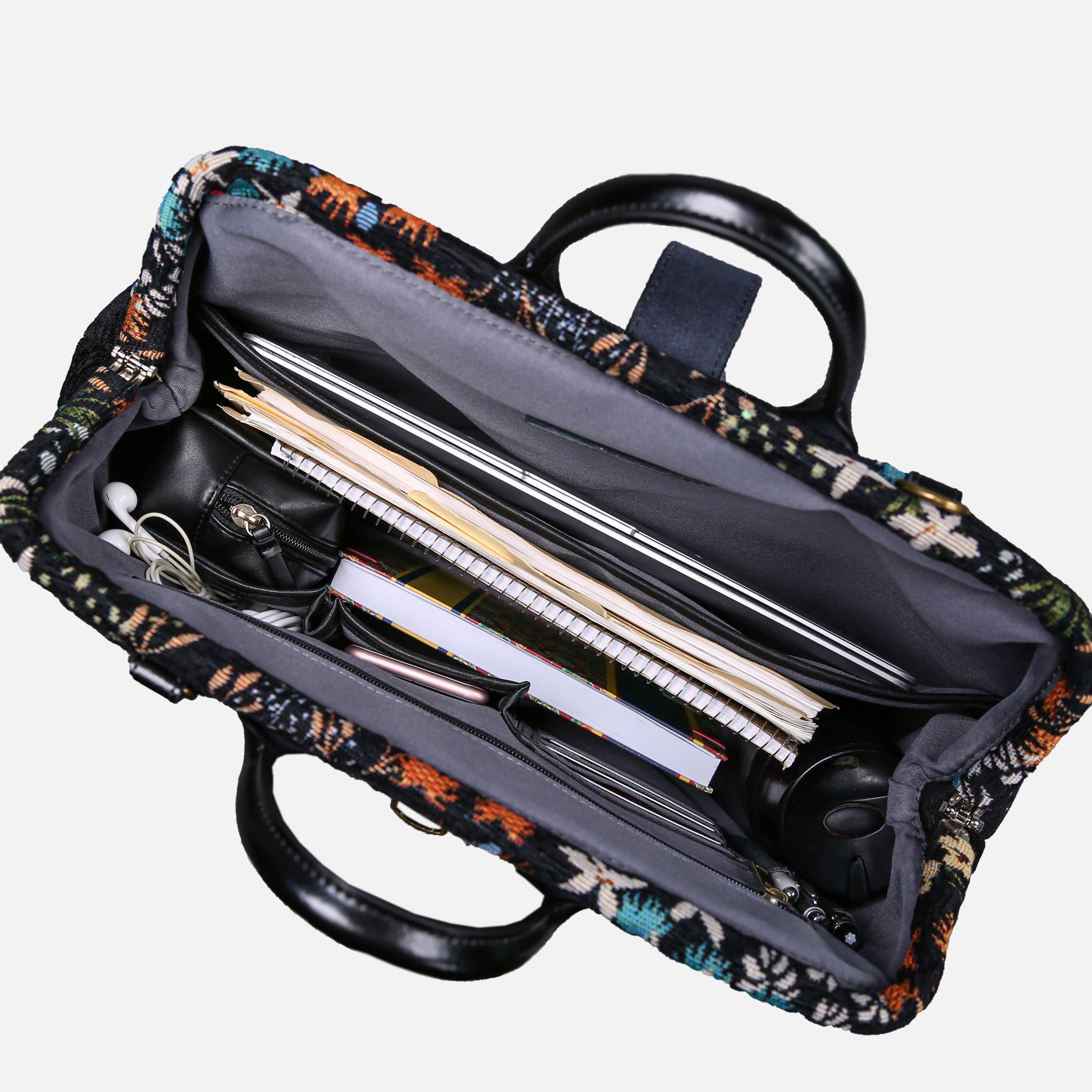 Night Garden carpet bag MCW Handmade-5