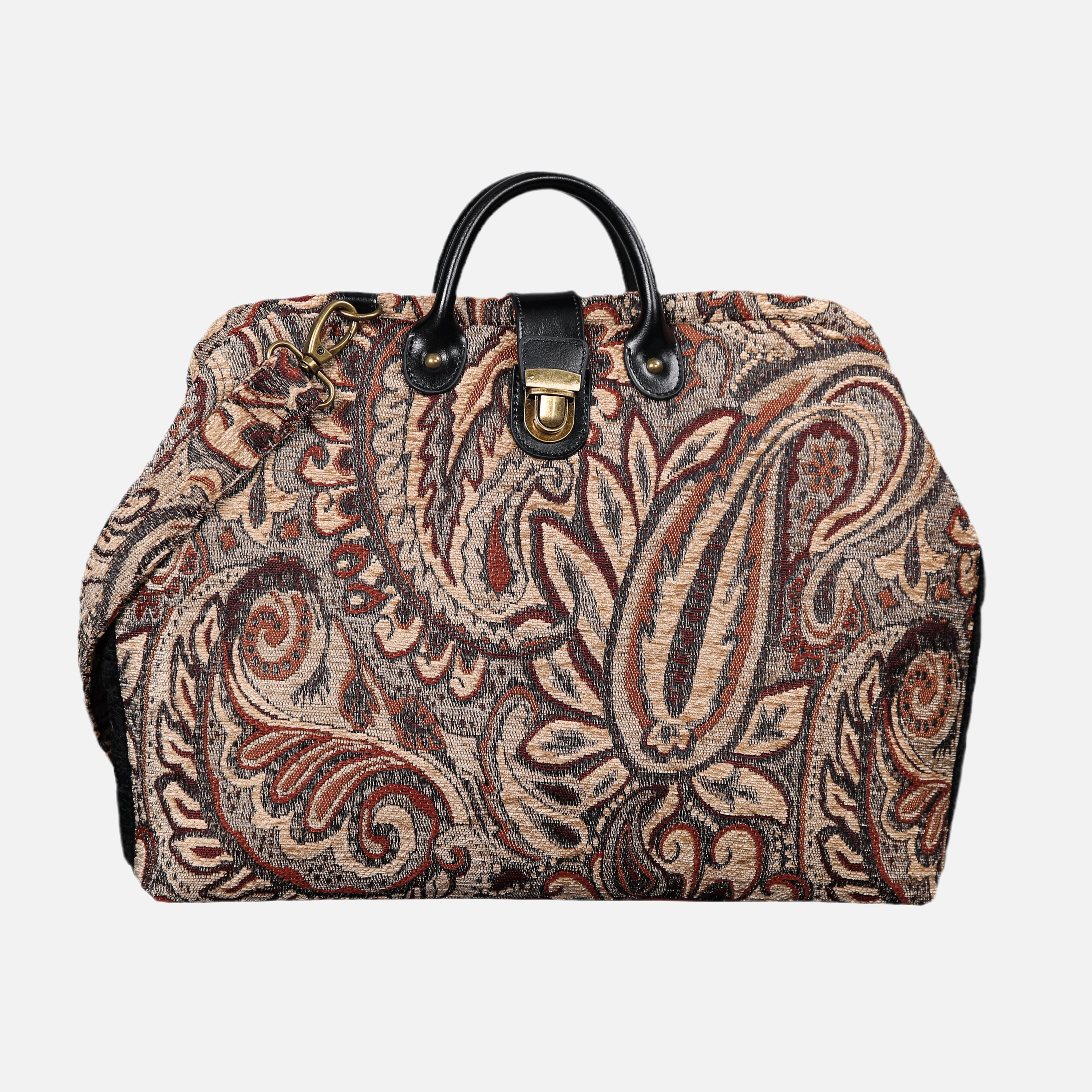 Paisley Brown carpet bag MCW Handmade