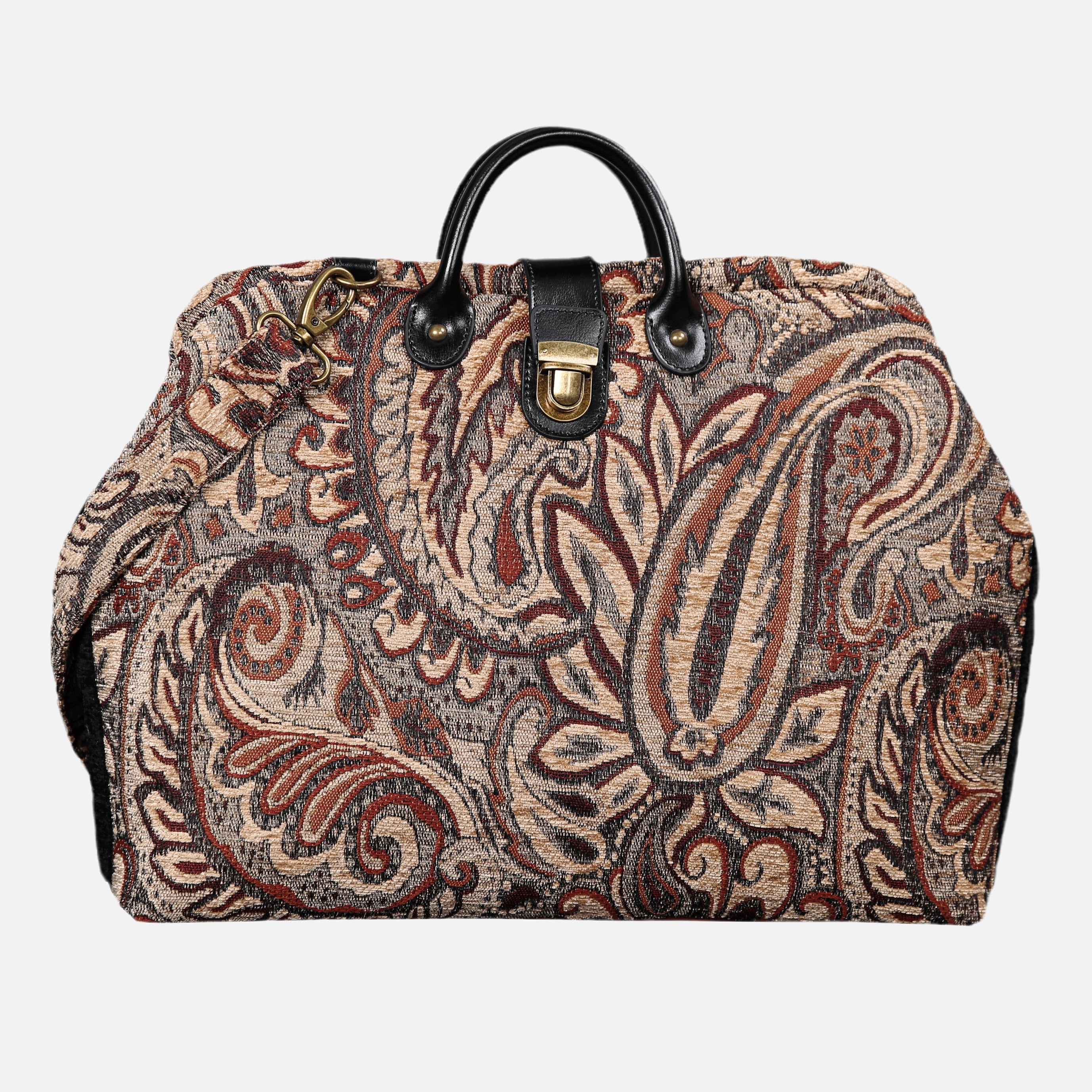 Paisley Brown carpet bag MCW Handmade
