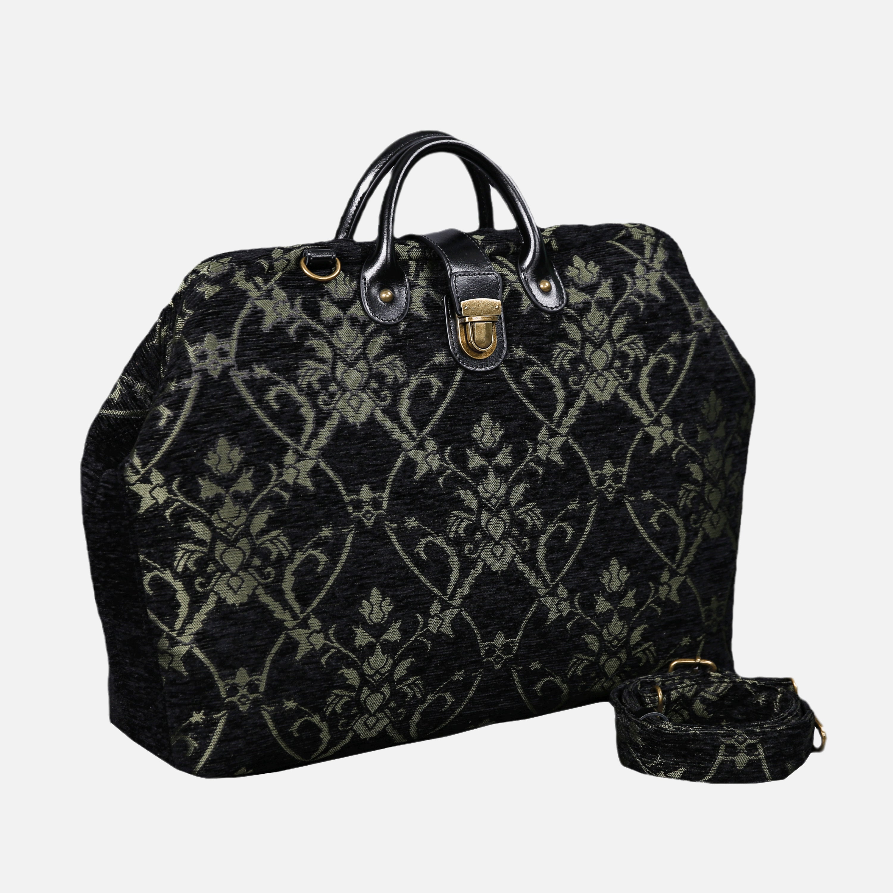 Carnaby Black carpet bag MCW Handmade-1