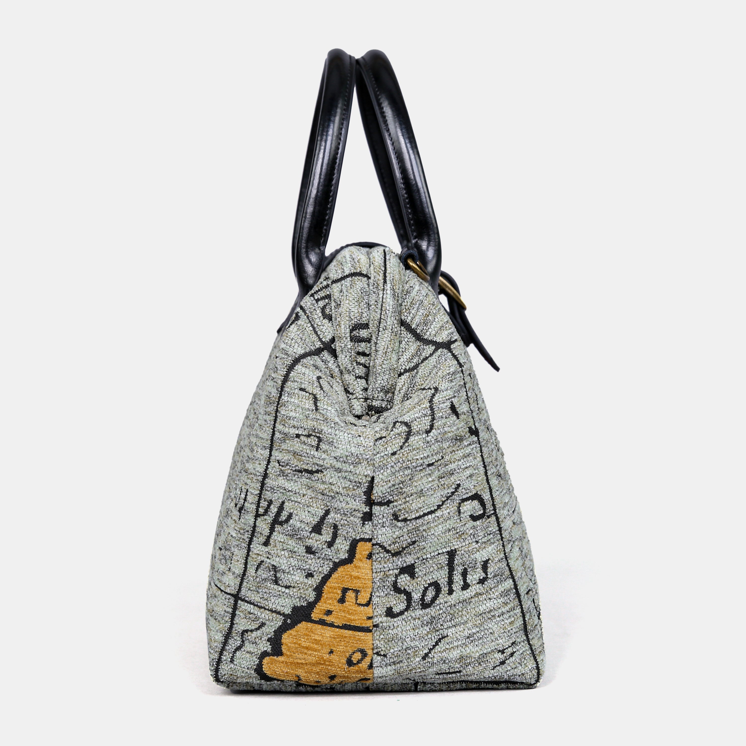 Here Be Dragons Carpet Handbag Purse carpet bag MCW Handmade-2