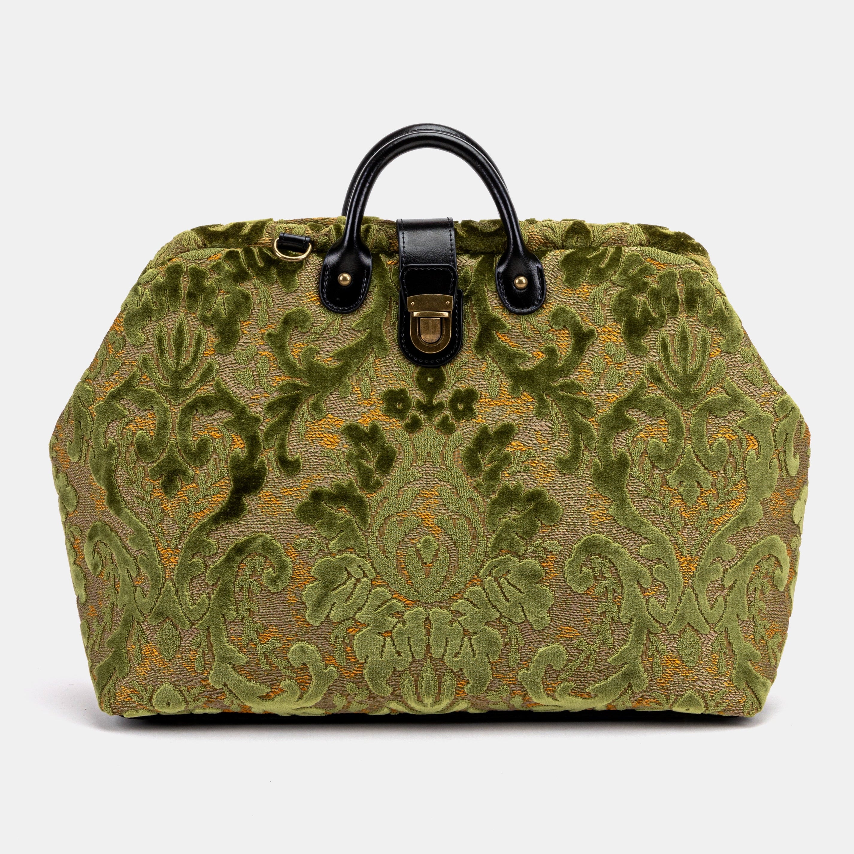 Burnout Velvet Fern Green Laptop Work Bag of America main