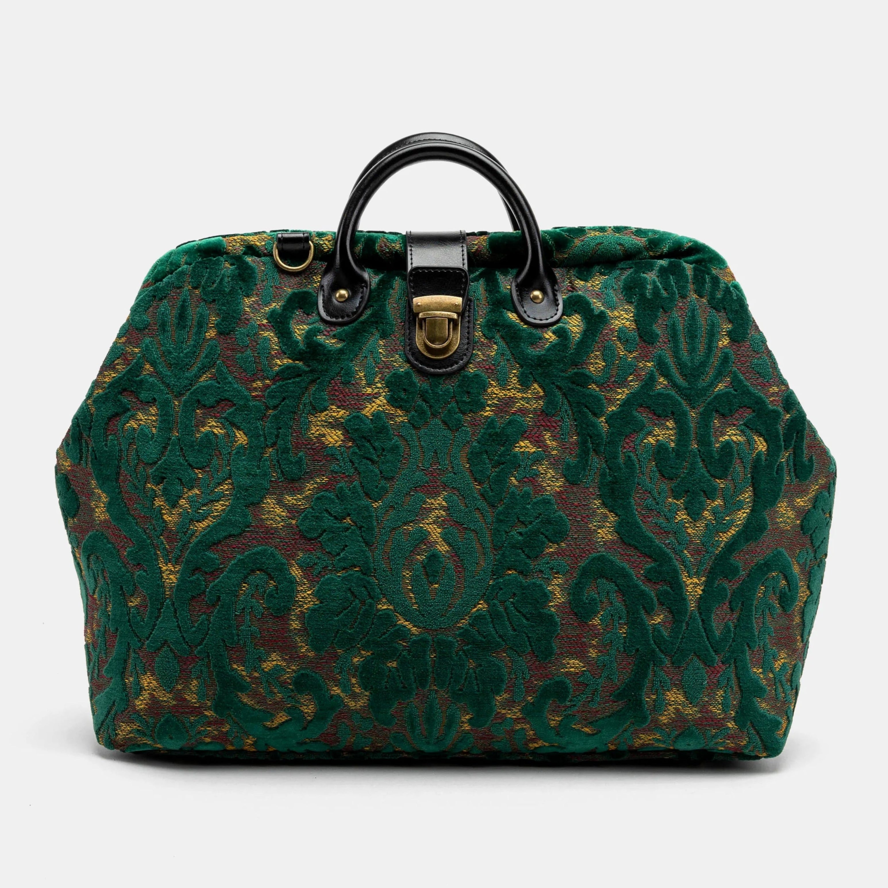 Burnout Velvet Jade Green Laptop Work Bag main