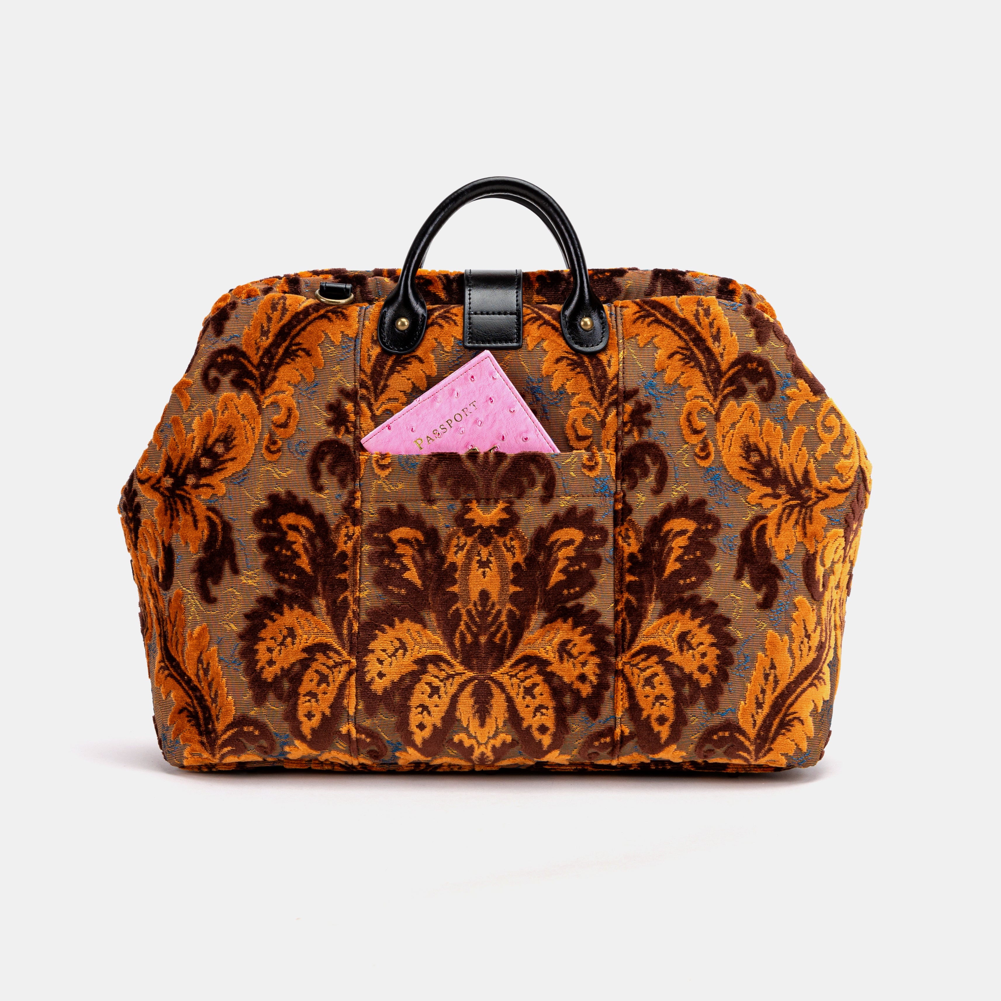 Burnout Velvet Revival Sienna Laptop Work Bag back