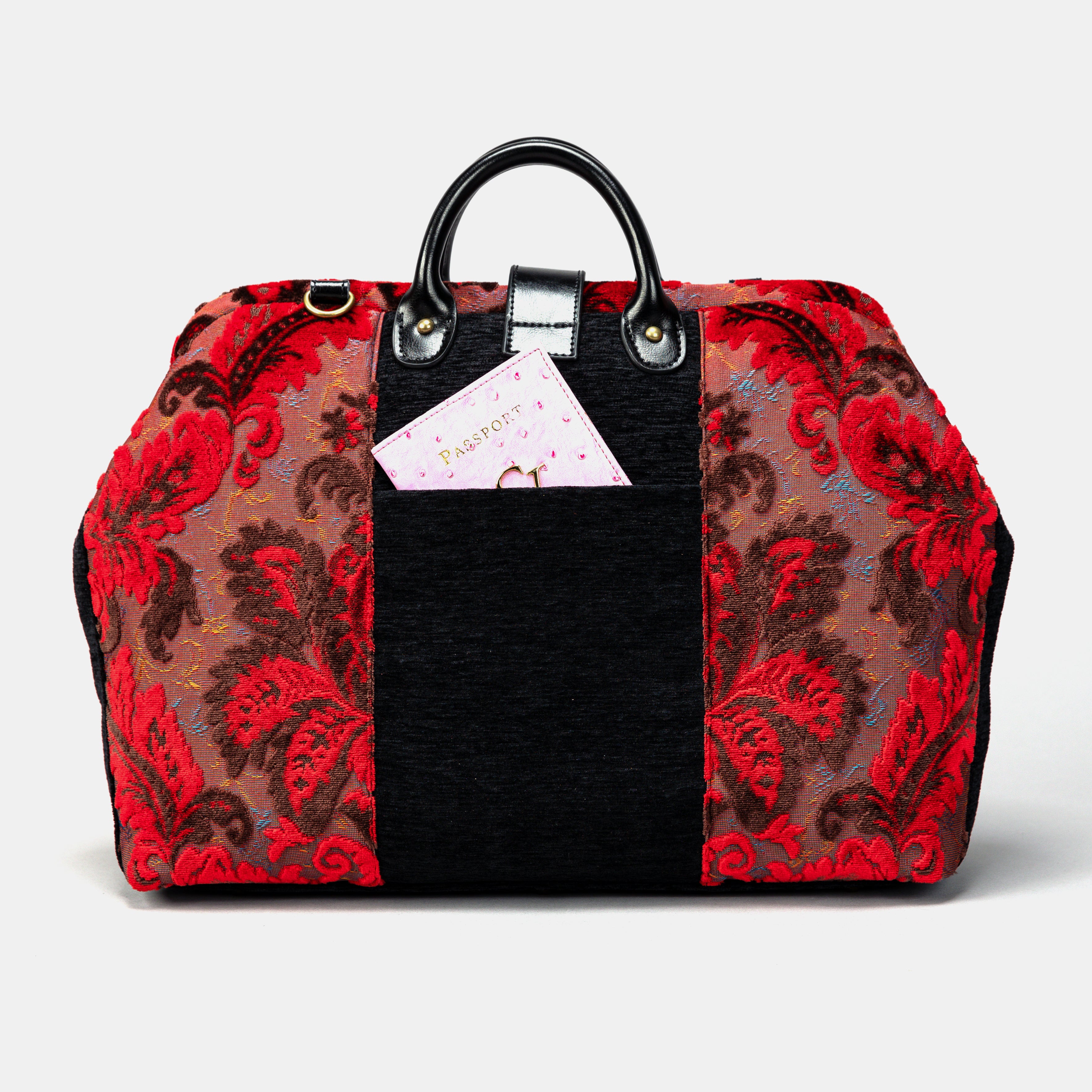 Burnout Velvet Revival Scarlet Laptop Work Bag
