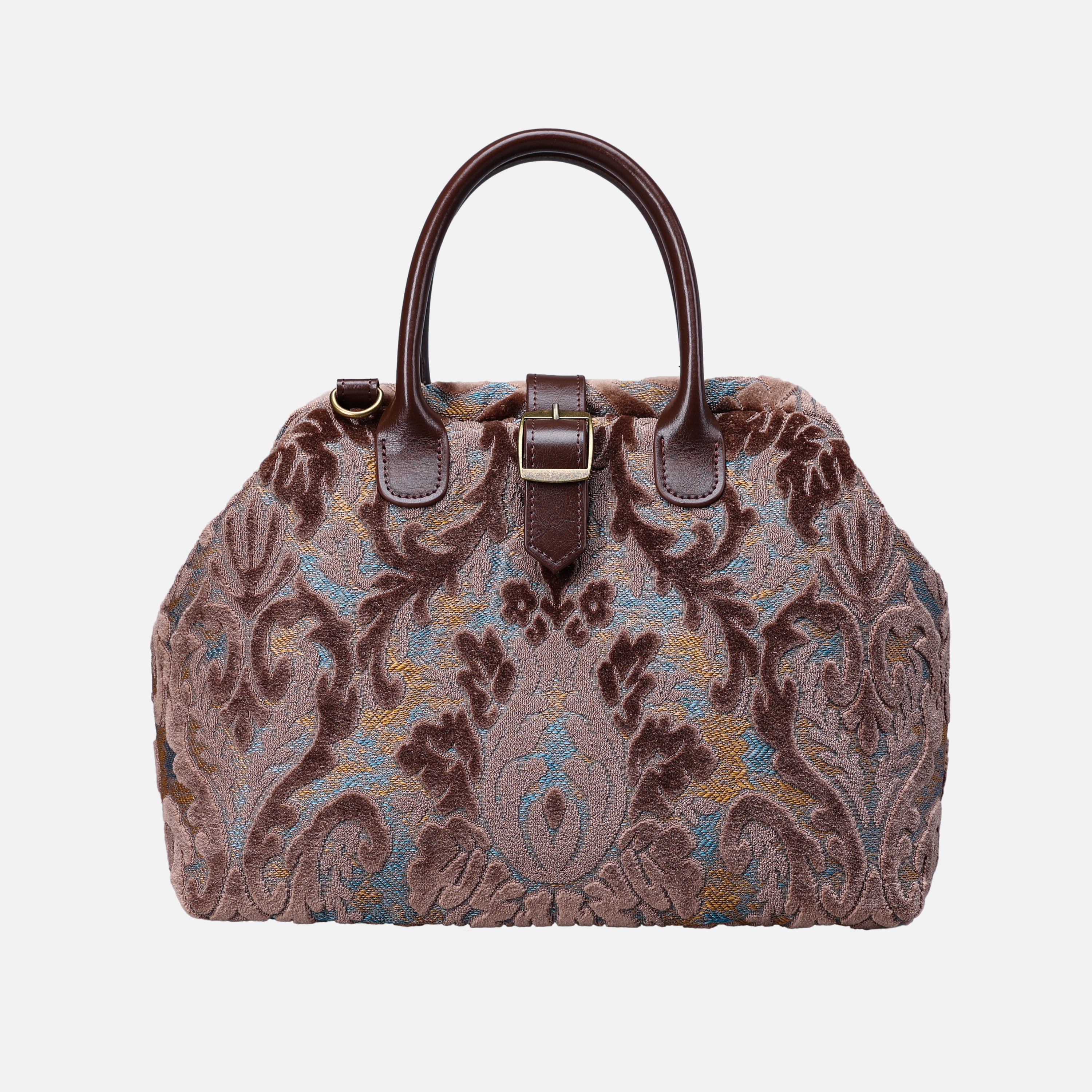 Burnout Velvet Camel Carpet Handbag Purse carpet bag MCW Handmade