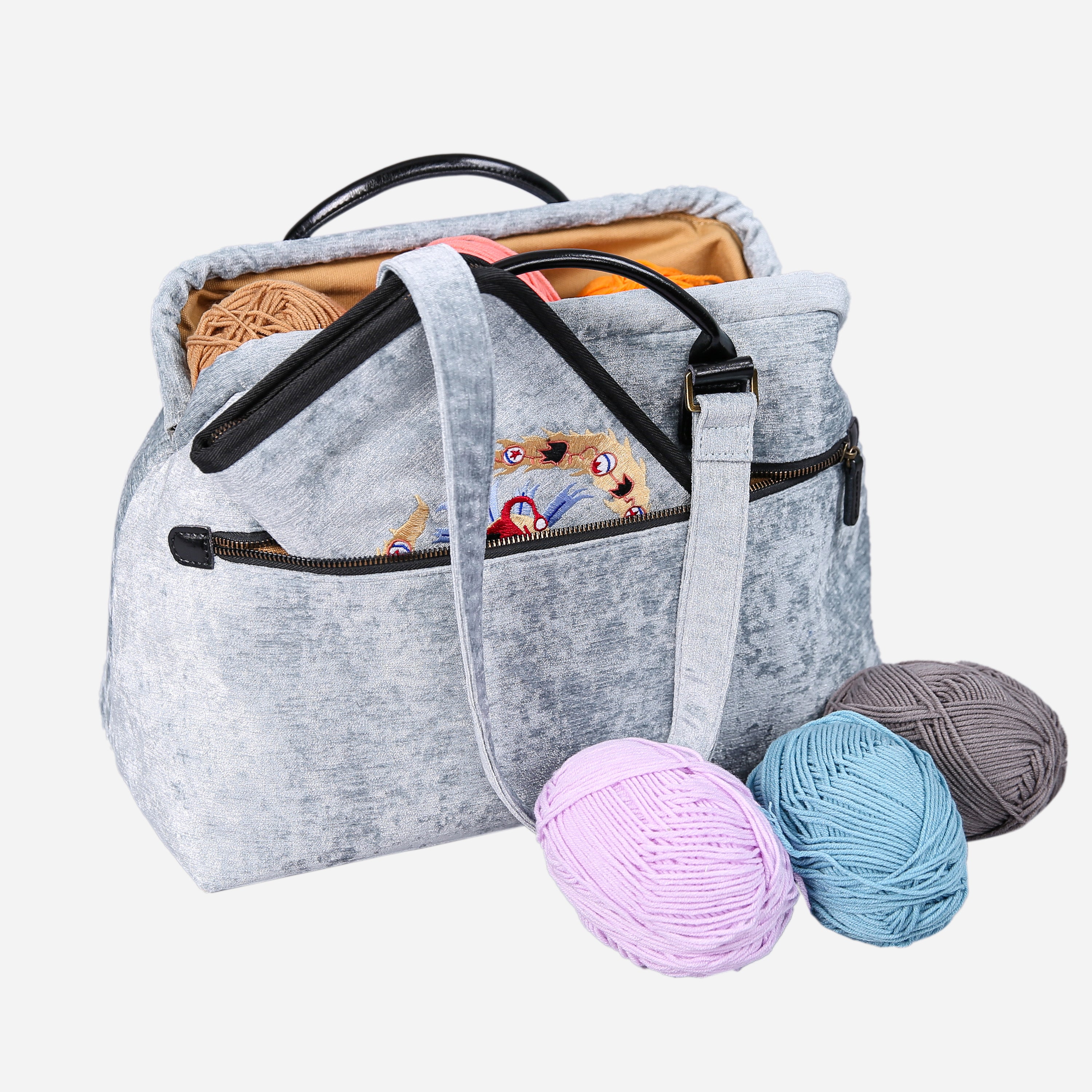 AHS the Devils Mouth Knitting Project Bag MCW Handmade-3