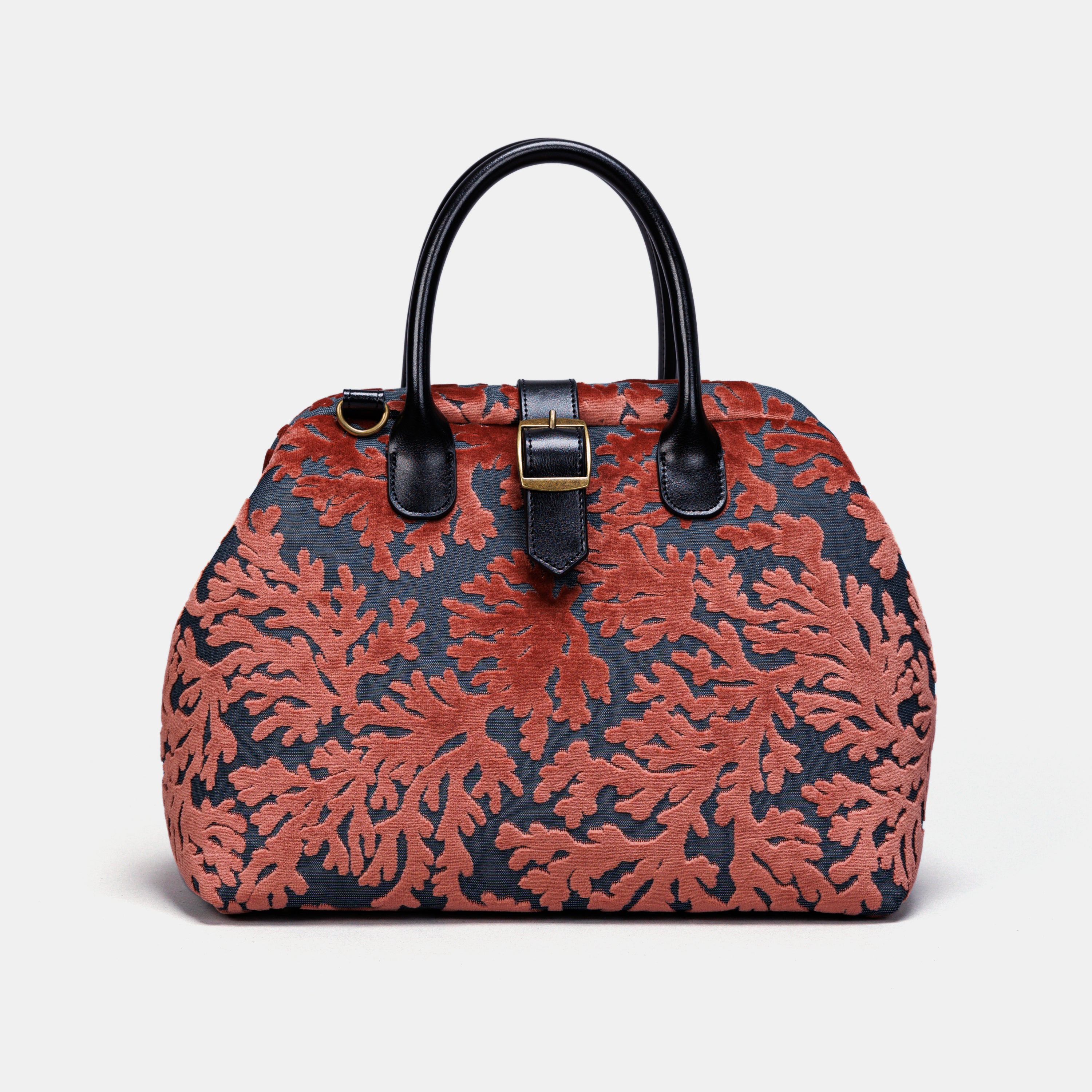 St Tropez Scuba Coral Carpet Handbag Purse carpet bag MCW Handmade