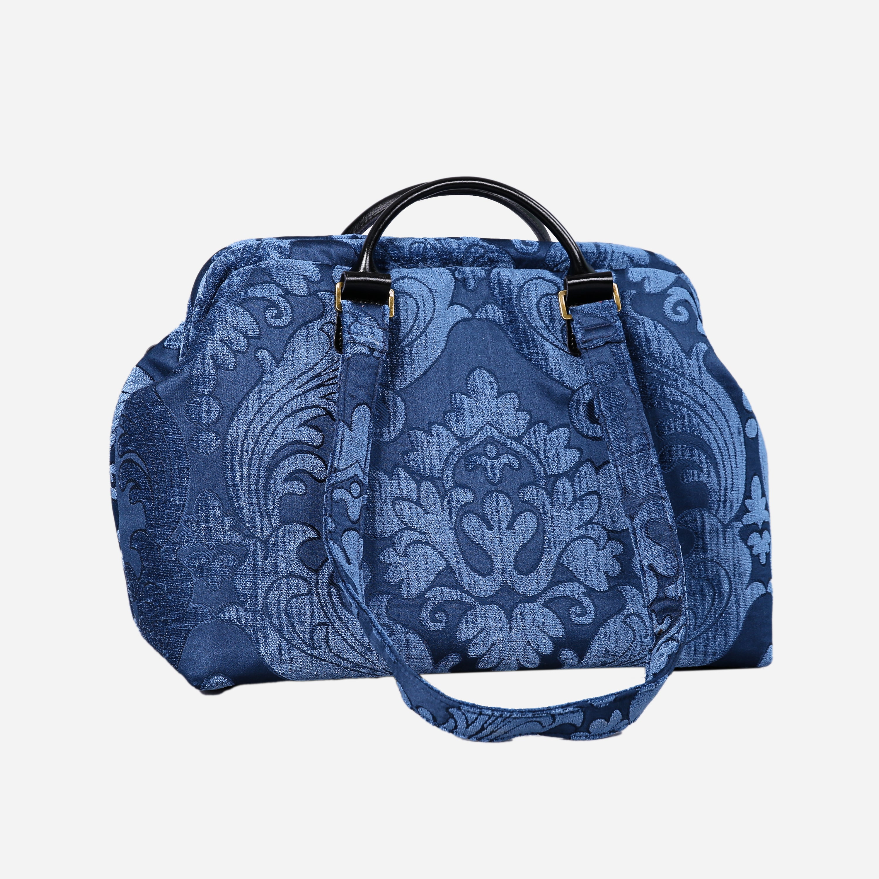 Queen Royal Blue Knitting Project Bag MCW Handmade-5