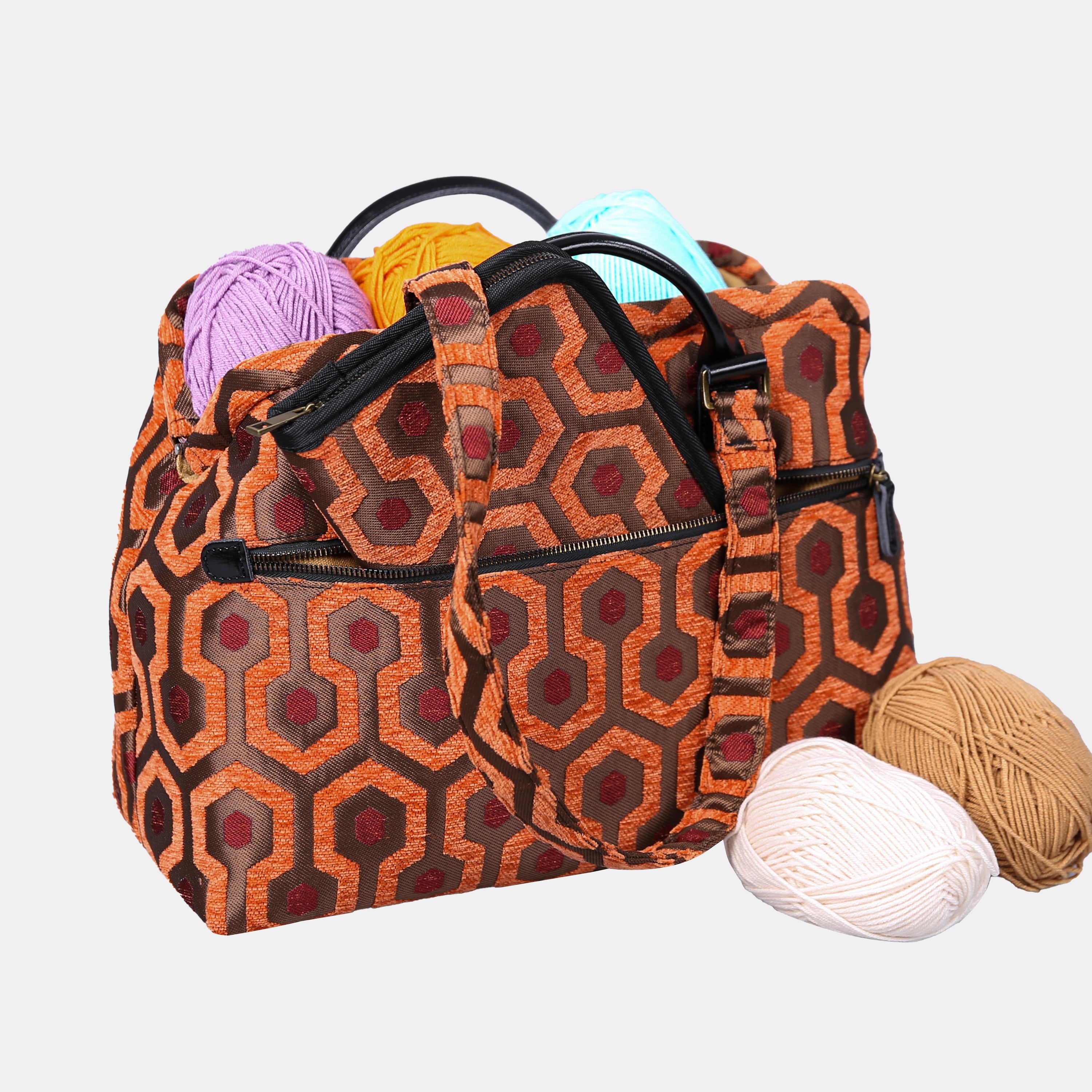 "The Shining" Overlook Hotel Knitting Project Bag MCW Handmade-5