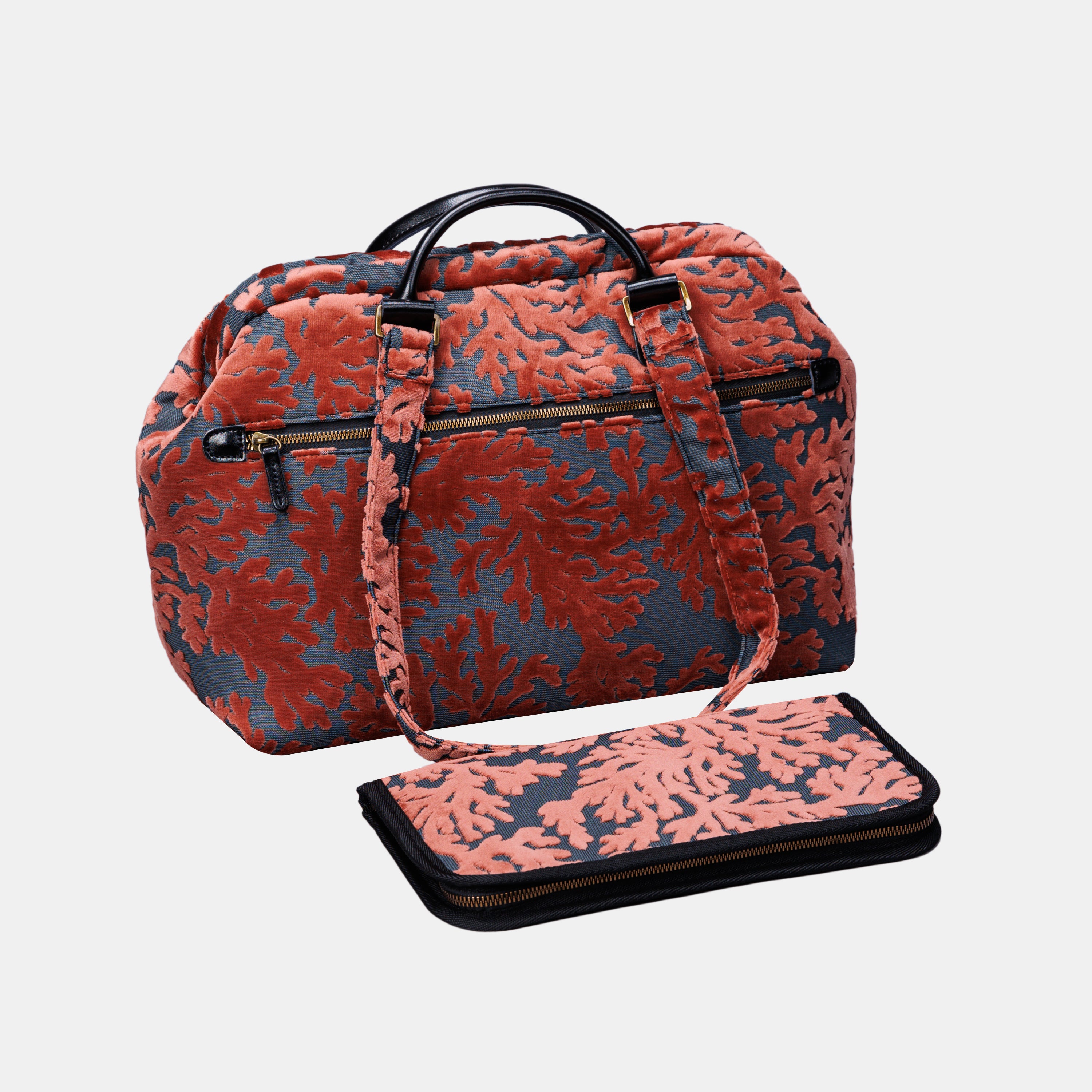 St Tropez Scuba Coral Knitting Project Bag MCW Handmade-8