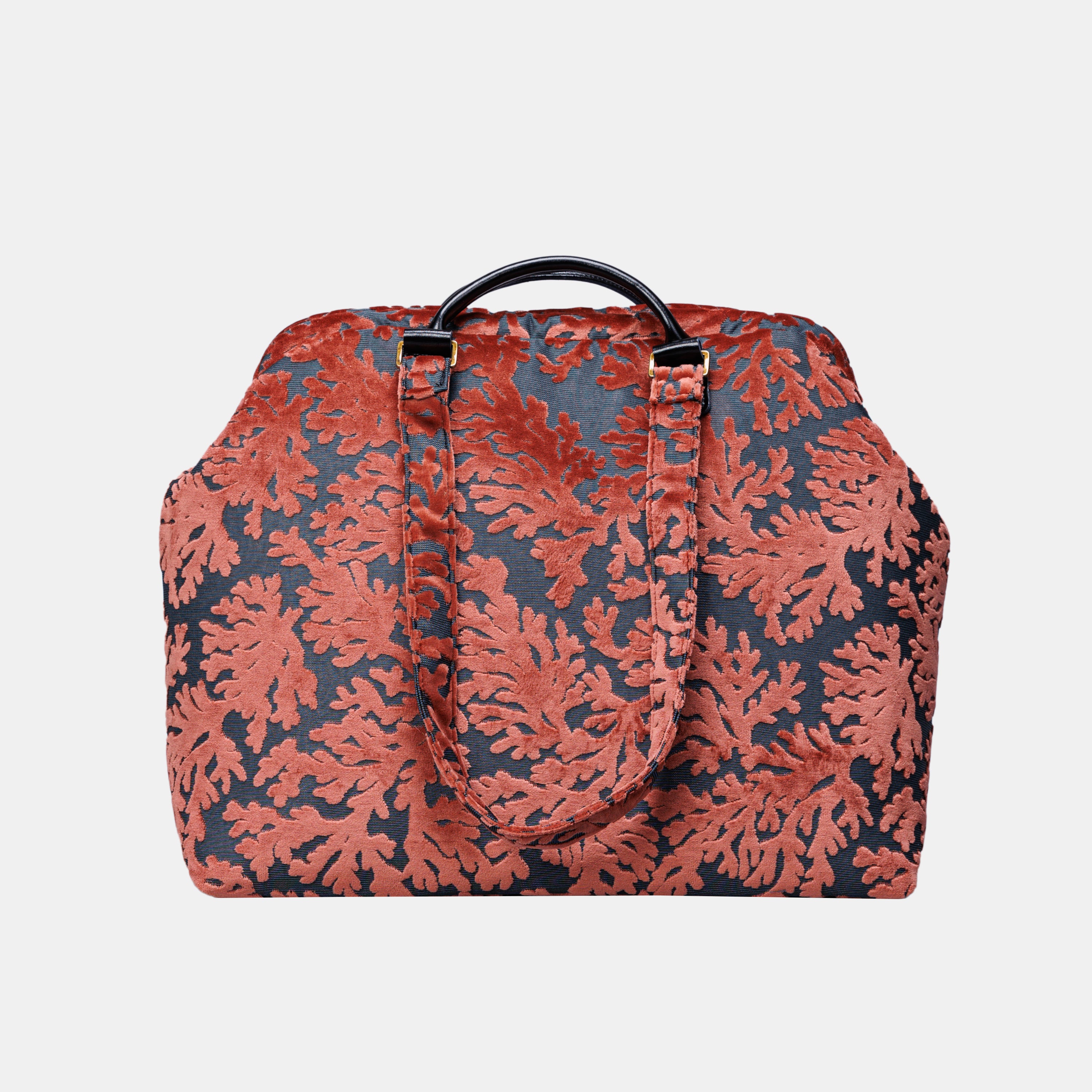 St Tropez Scuba Coral Knitting Project Bag MCW Handmade-3