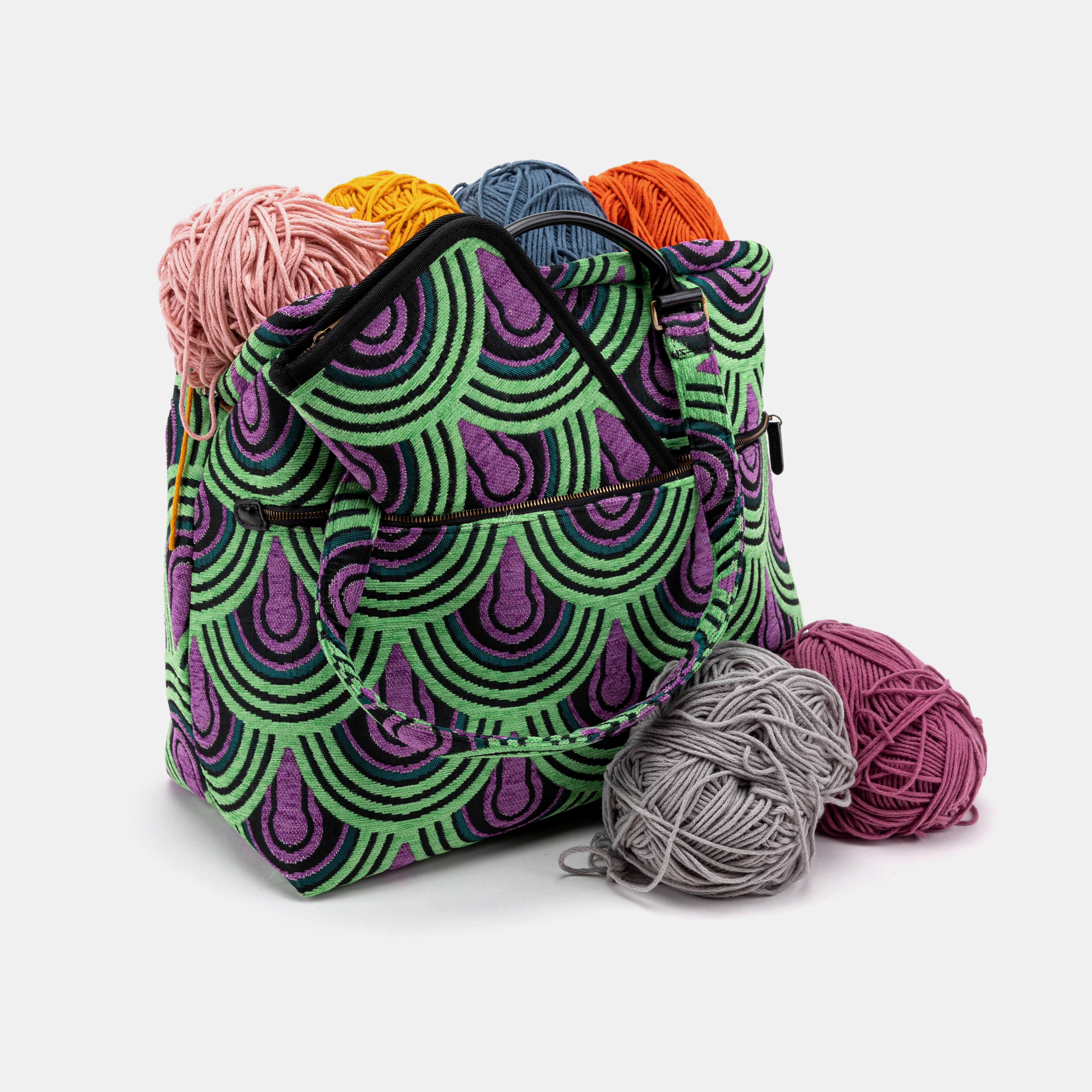 The Shining Room 237 Knitting Project Bag large opening