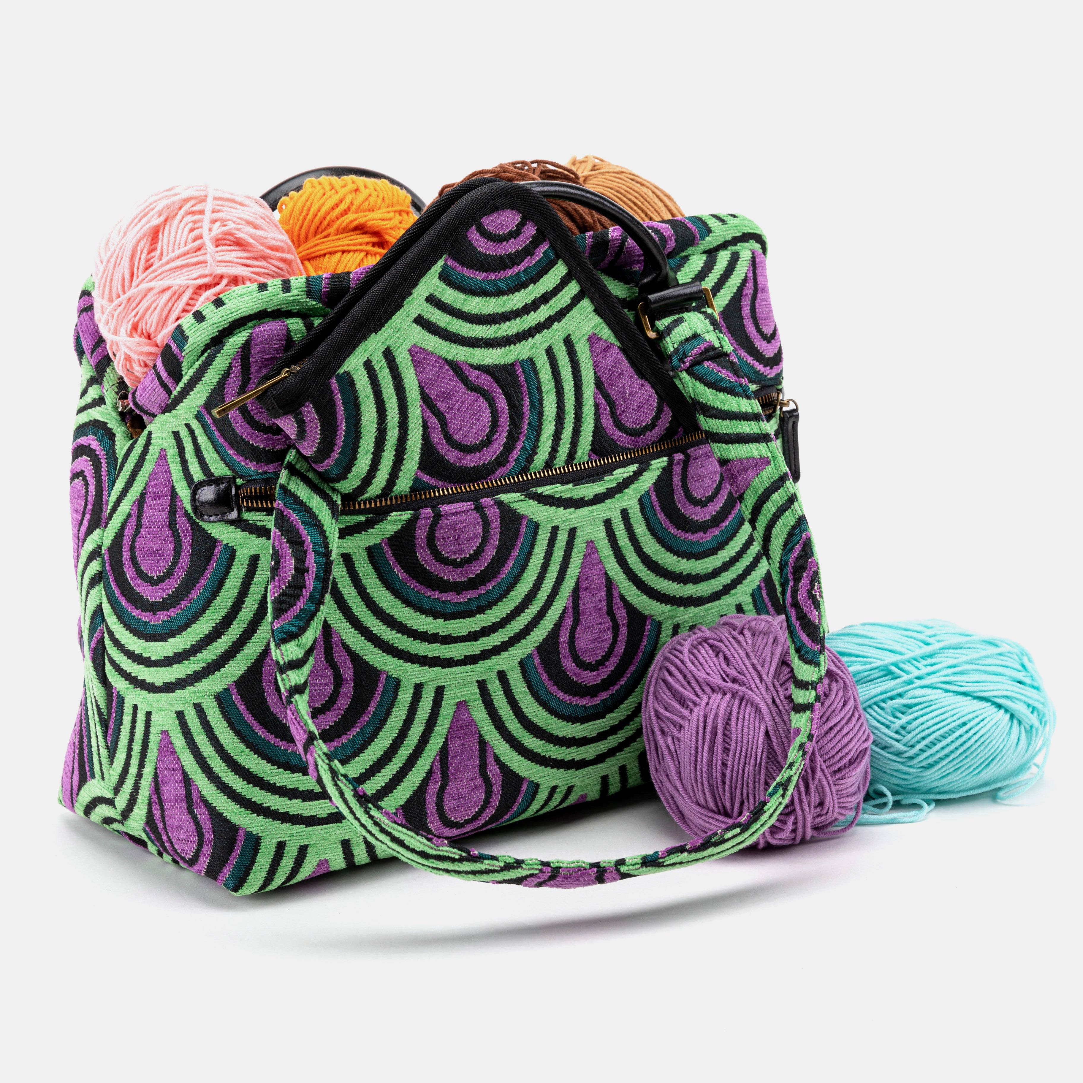 The Shining Room 237 Knitting Project Bag small opening