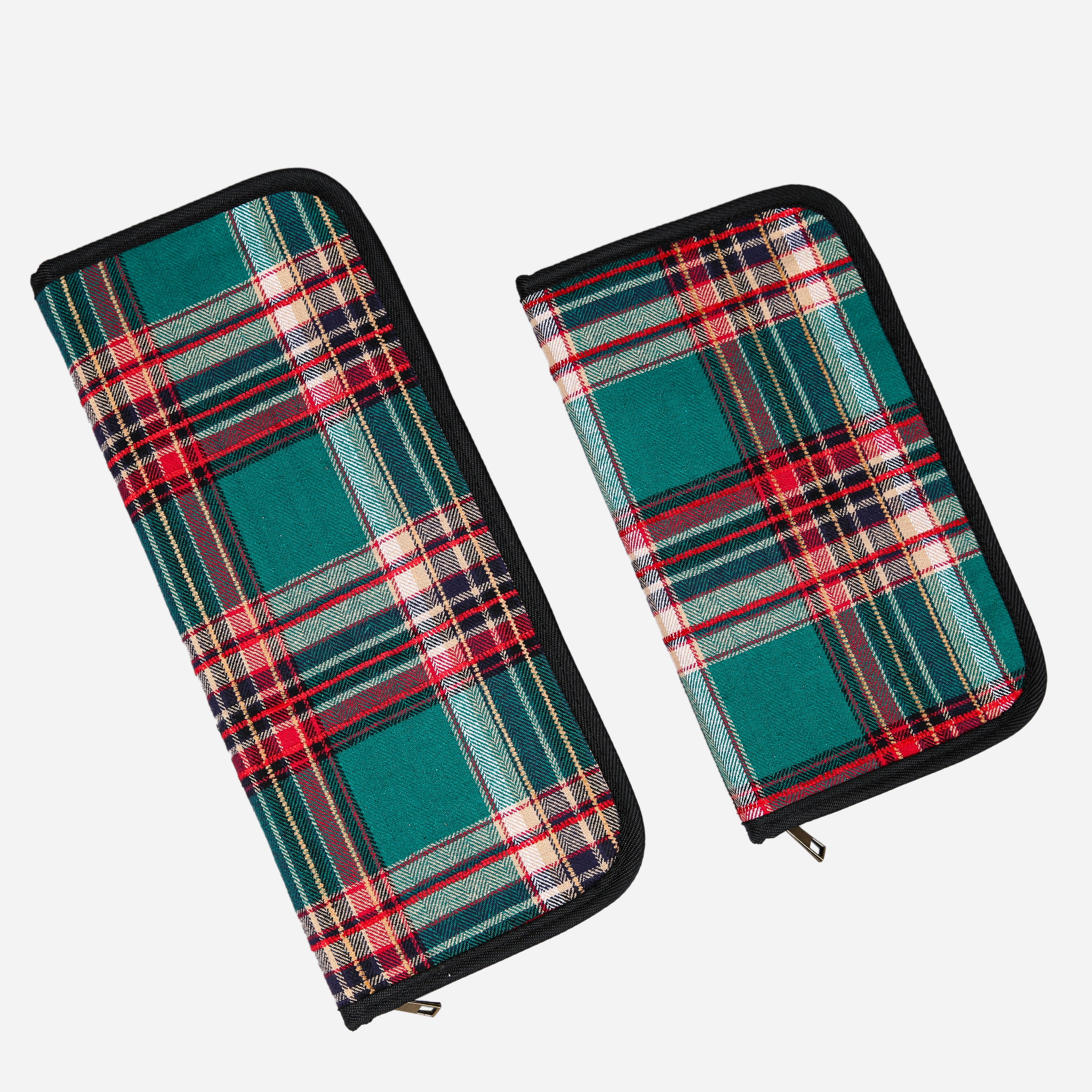 Tartan Stewart Green Carpet Needle Case MCW Handmade