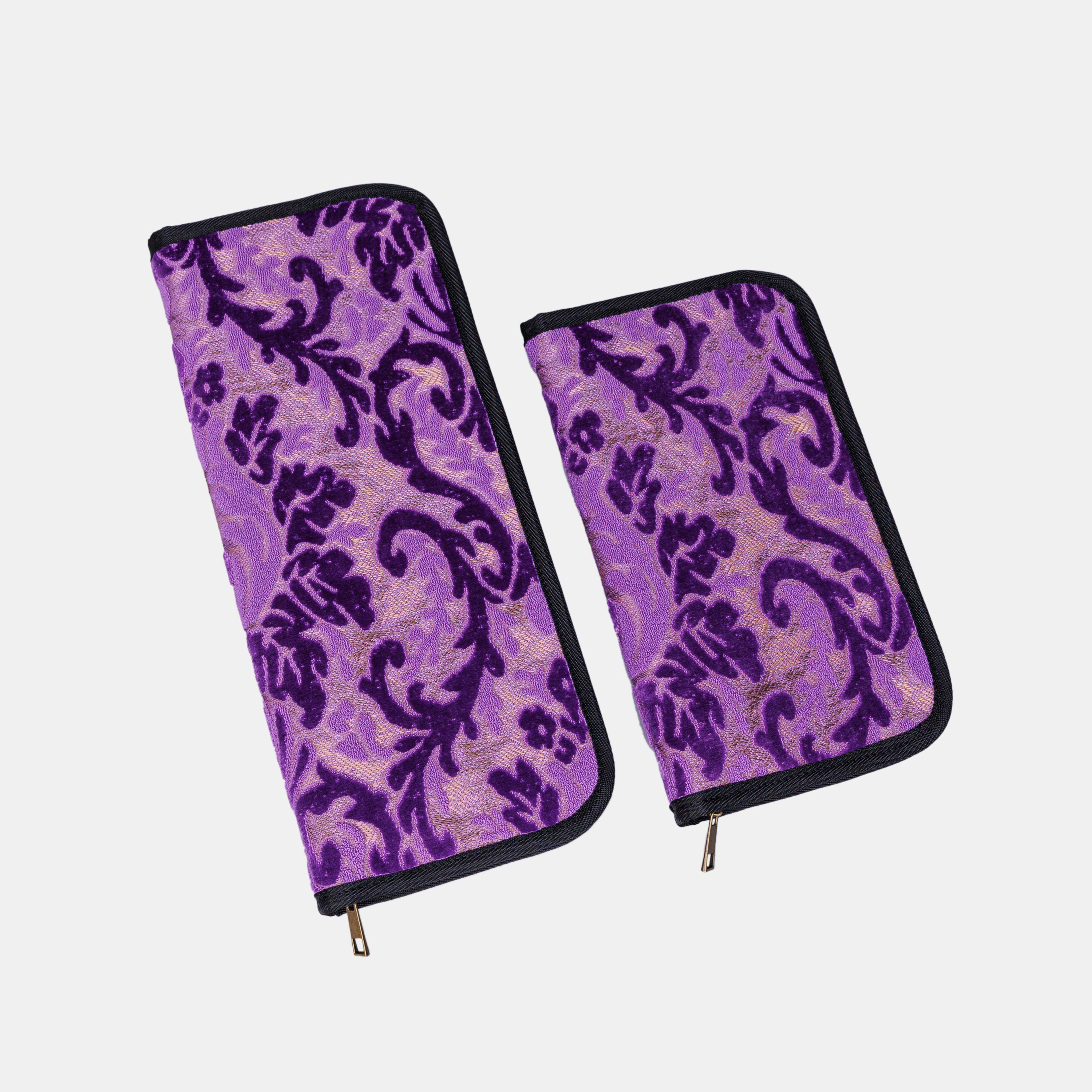 Burnout Velvet Purple Carpet Needle Case MCW Handmade