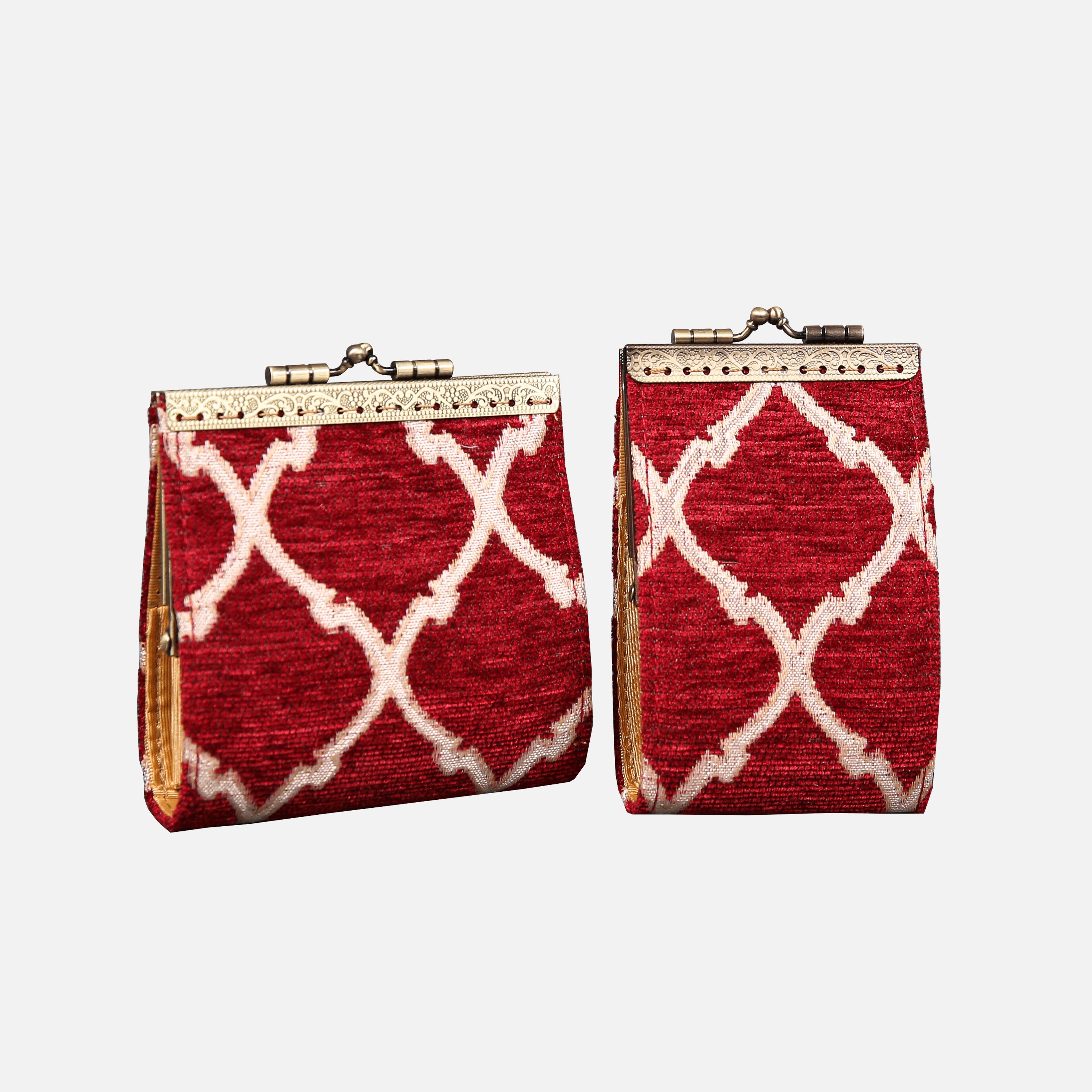 Quartz Red Card Wallet MCW Handmade