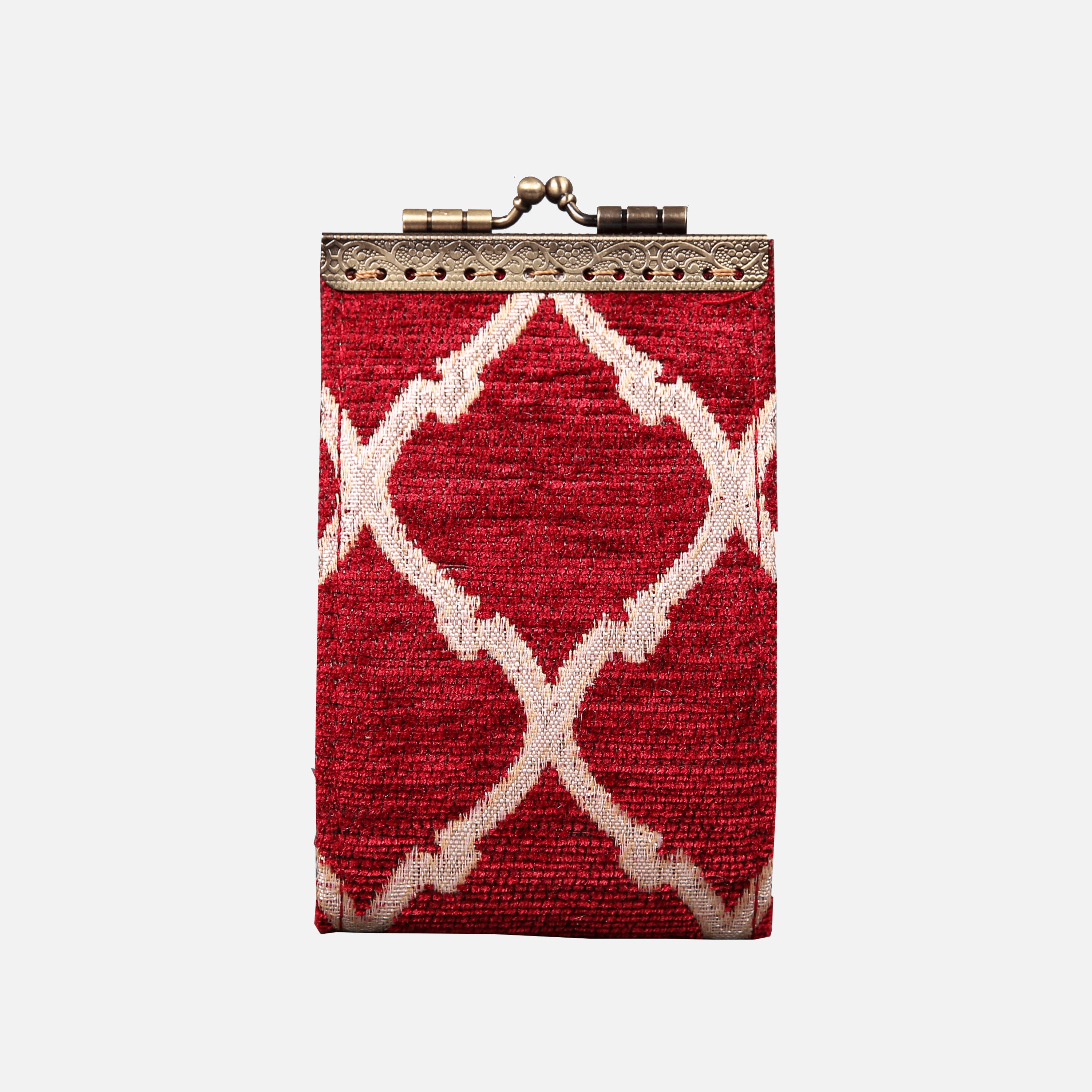 Quartz Red Card Wallet MCW Handmade-2