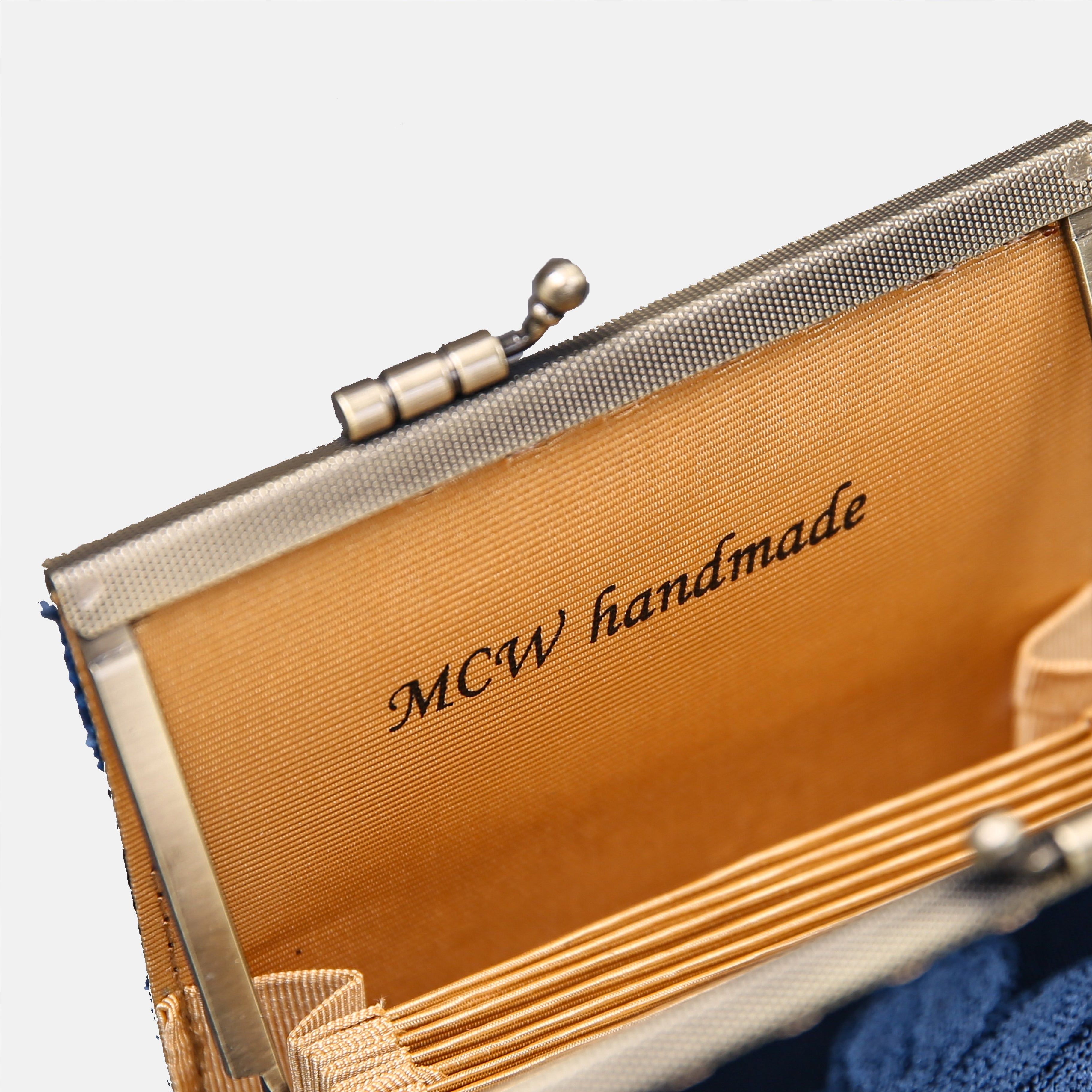 Queen Royal Blue Card Wallet MCW Handmade-6