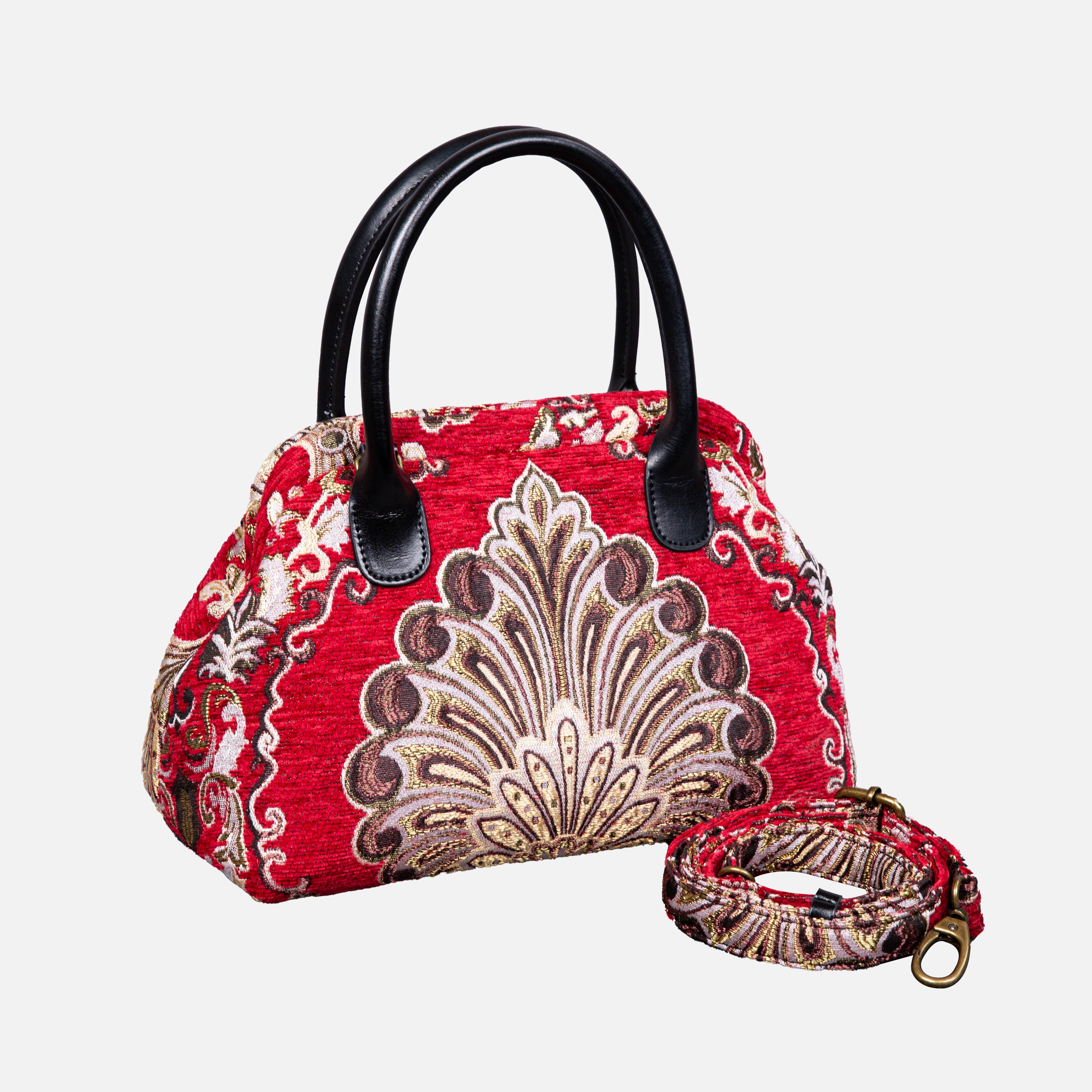 Nostalgia Red Carpet Satchel carpet bag MCW Handmade-1