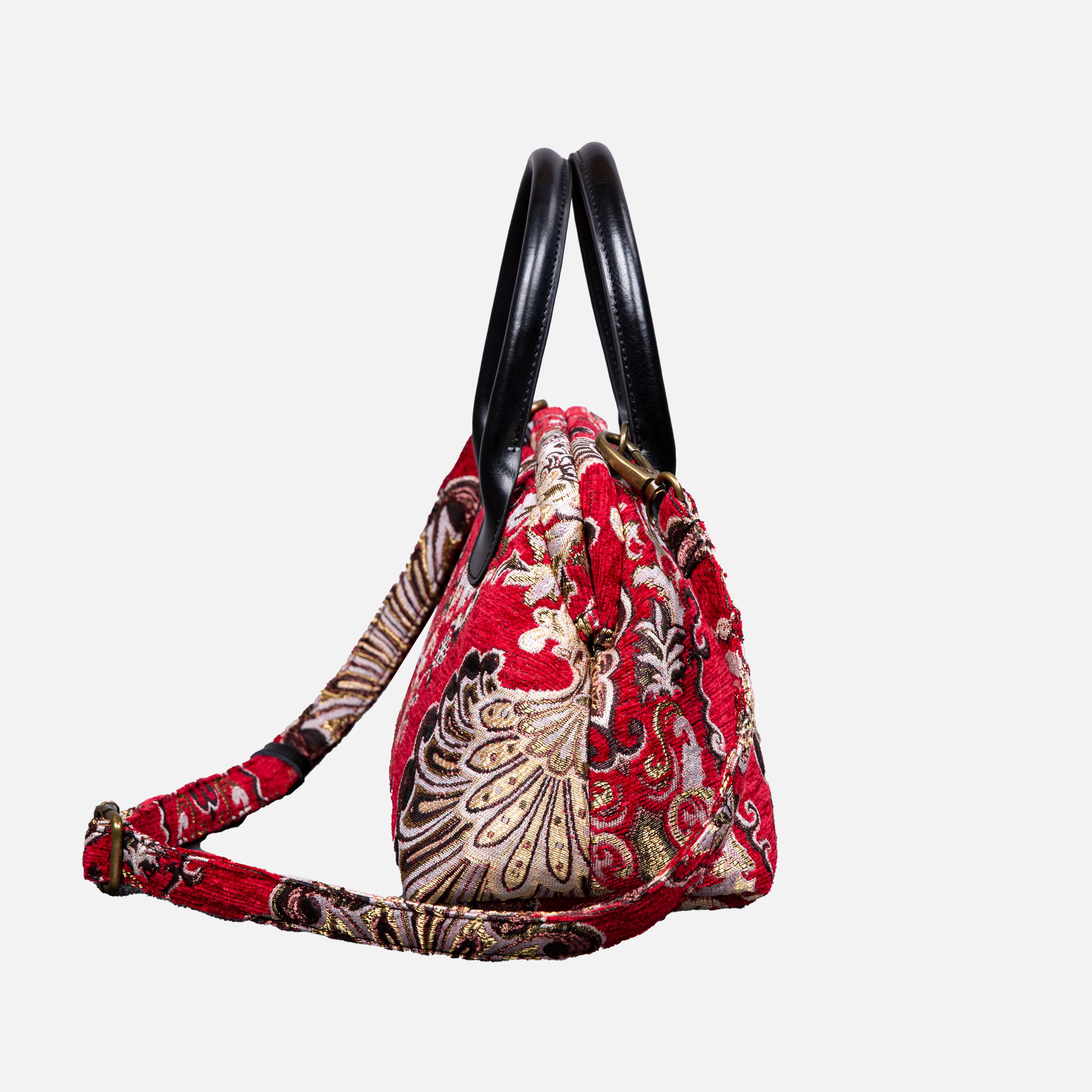 Nostalgia Red Carpet Satchel carpet bag MCW Handmade-2