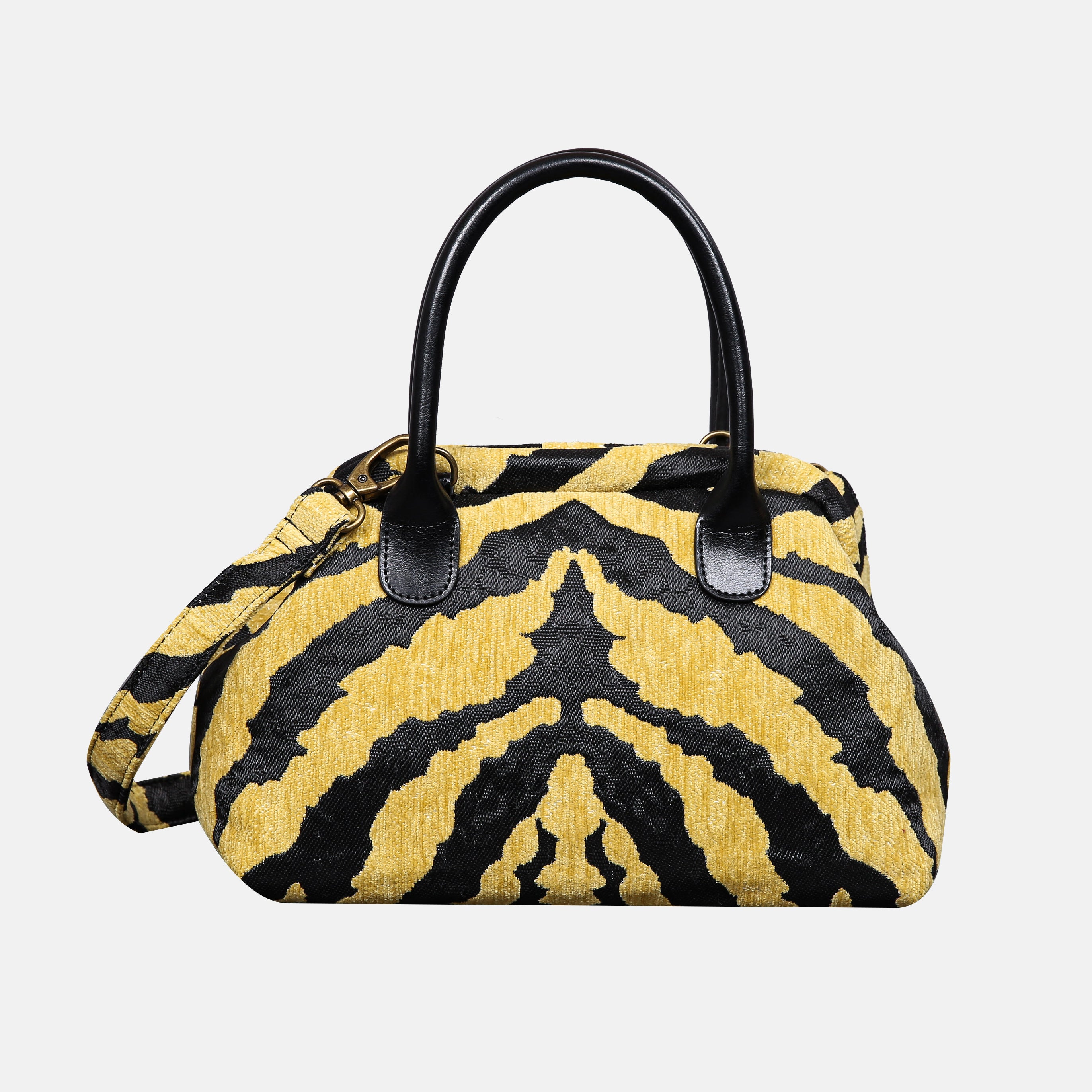 Zebra Daffodil Carpet Satchel carpet bag MCW Handmade