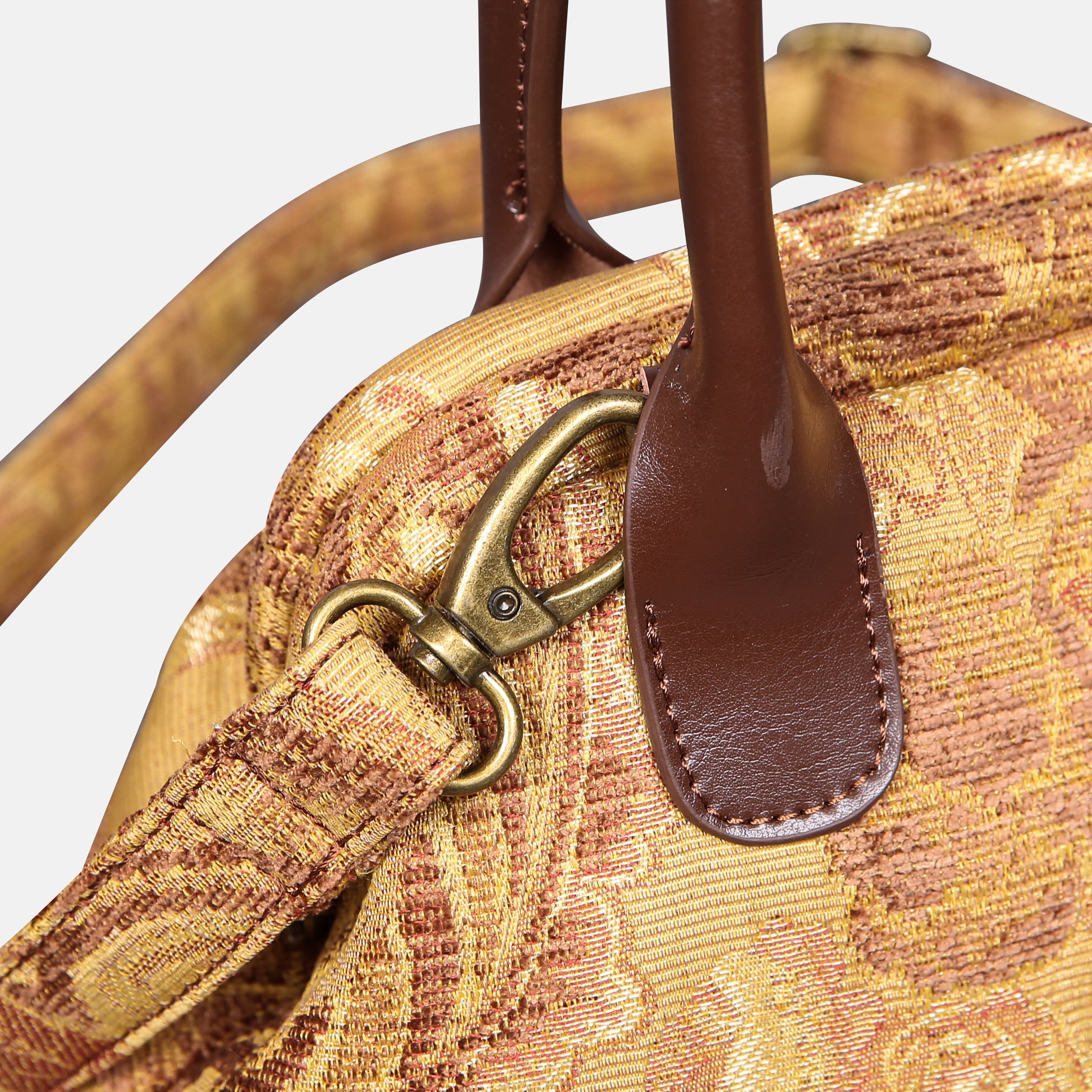 Floral Vintage Carpet Satchel carpet bag MCW Handmade-5