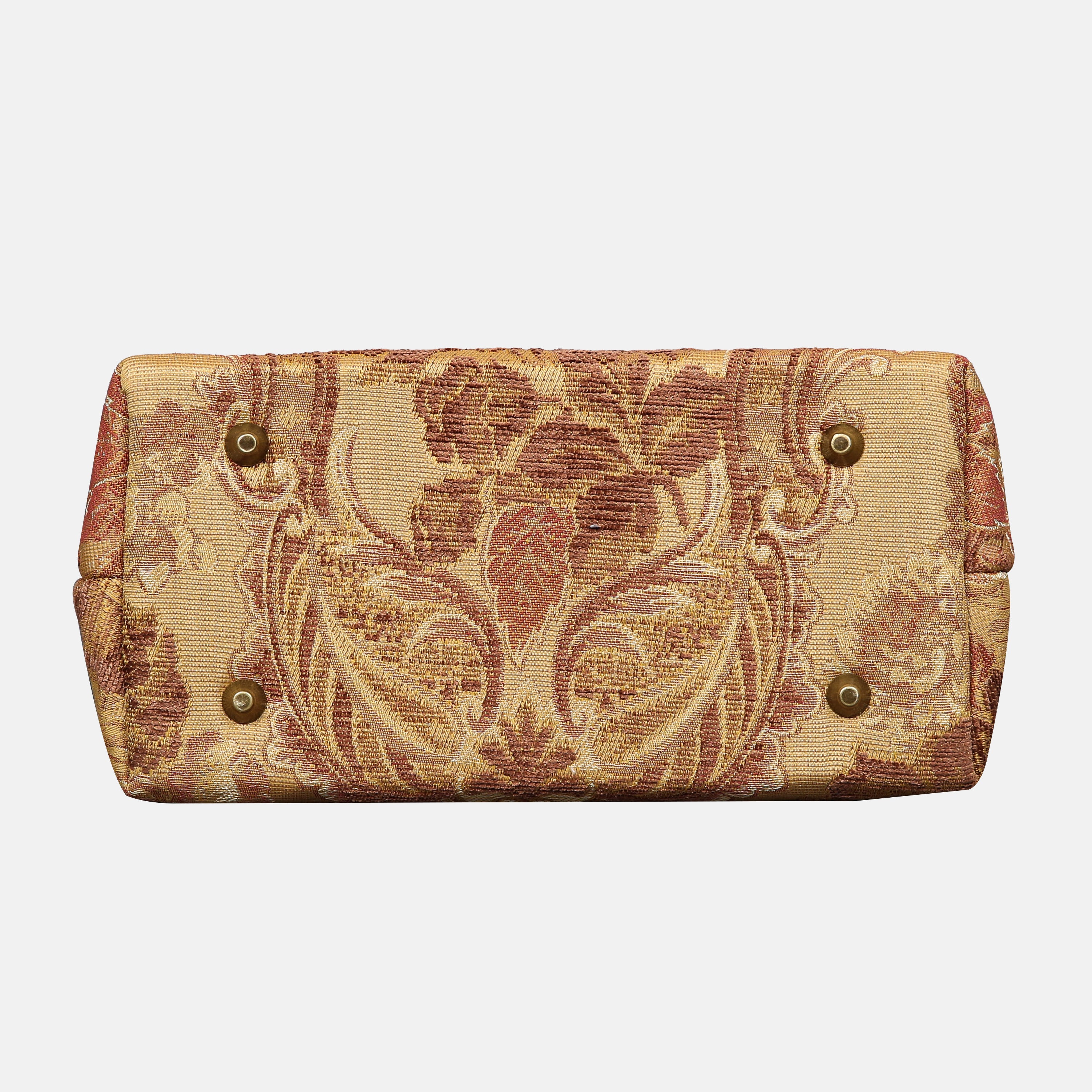Floral Vintage Carpet Satchel carpet bag MCW Handmade-3