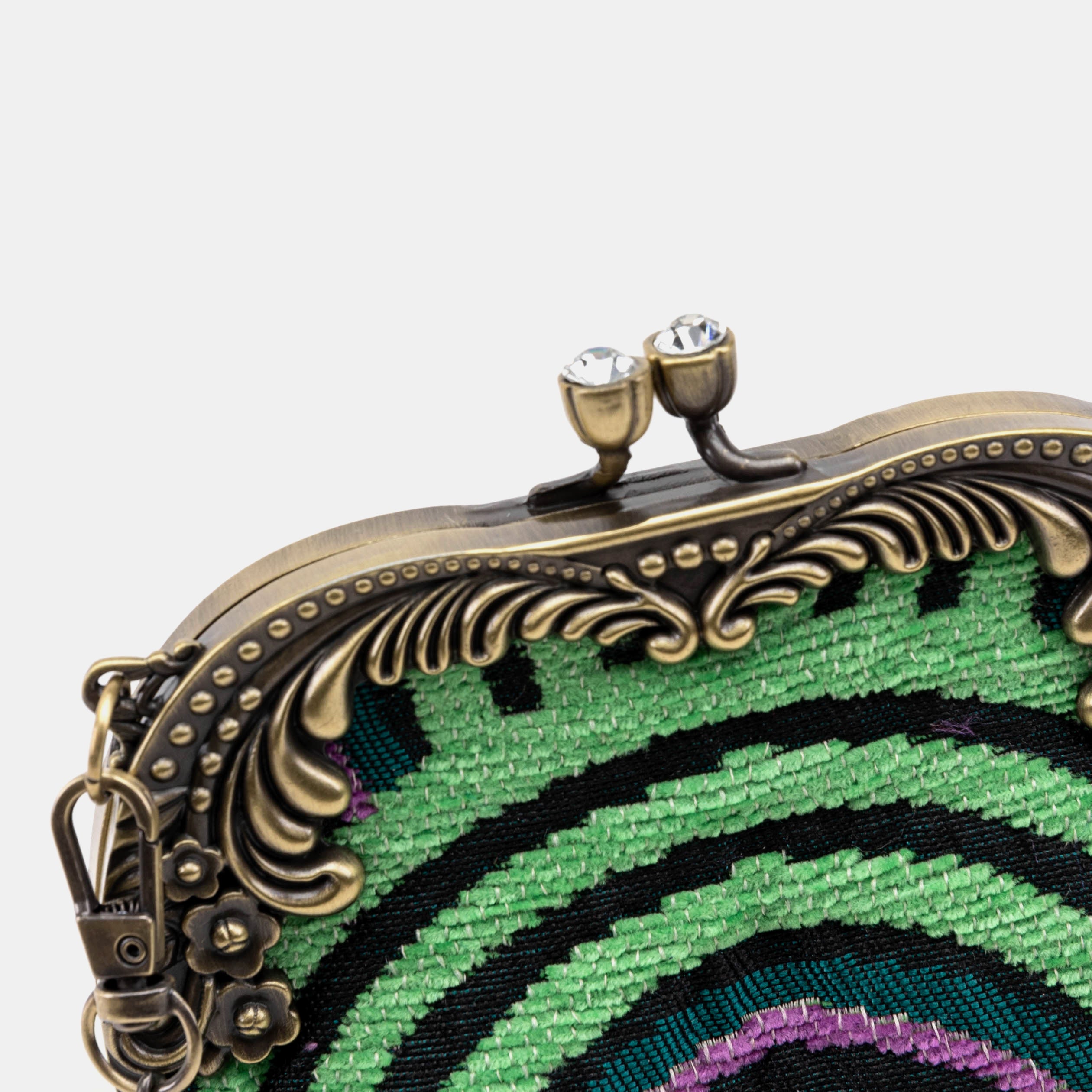 The Shining Room 237 Chatelaine Purse Medium Carpetbag of America detail