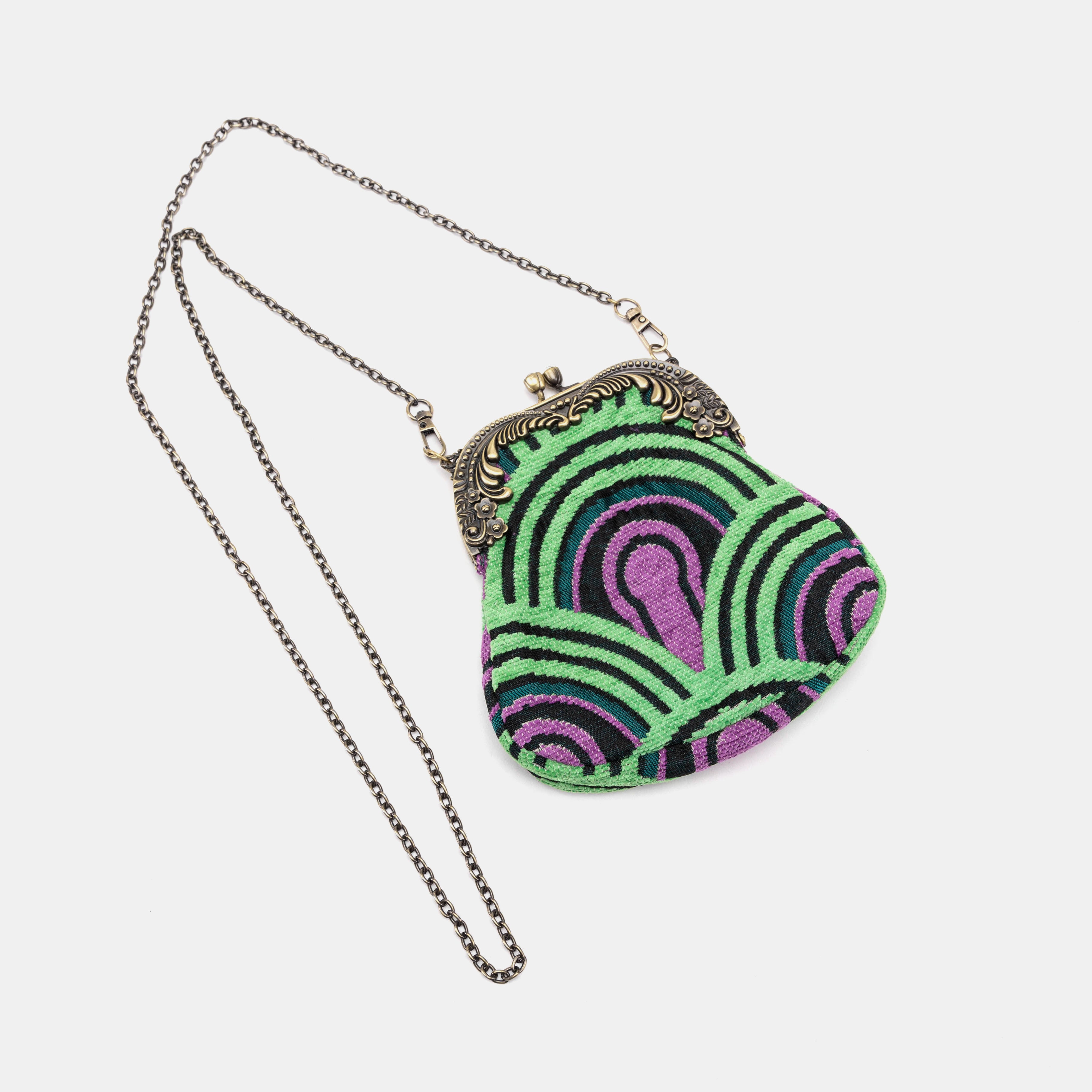 The Shining Room 237 Chatelaine Purse Medium Carpetbag of America with long chain