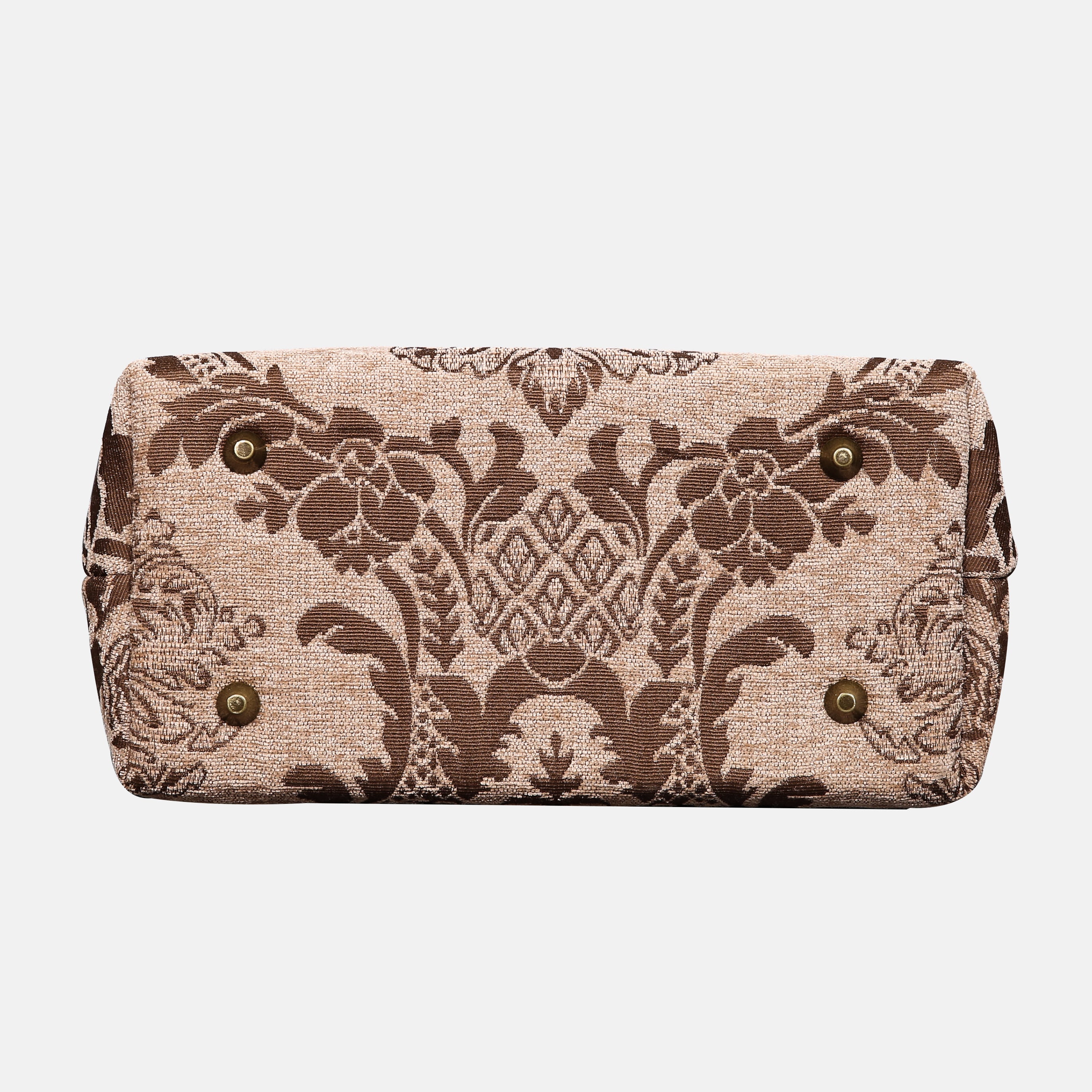 Griccia Camel Carpet Satchel Carpetbag of America bottom