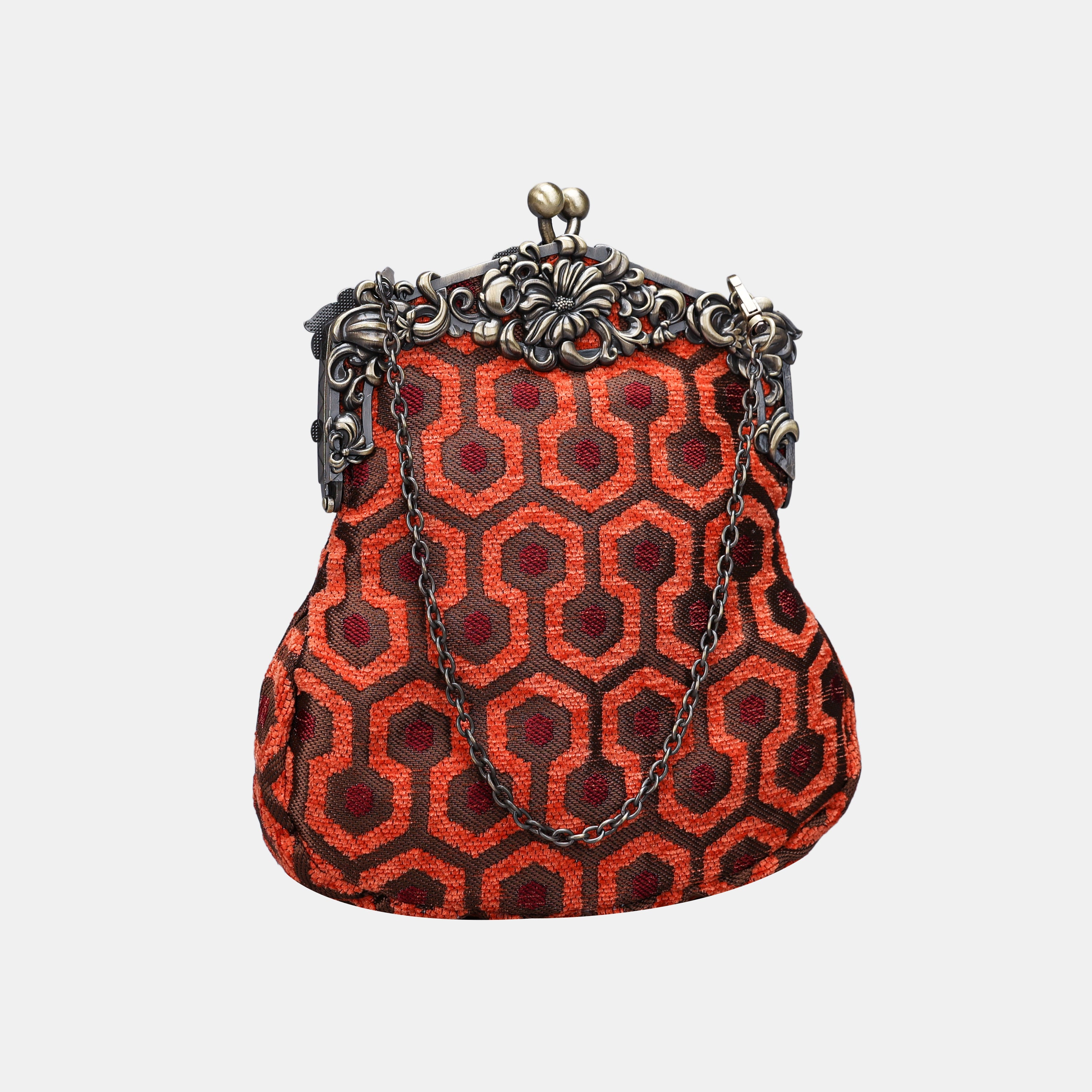 "The Shining" Overlook Hotel Chatelaine Purse Large carpet bag MCW Handmade